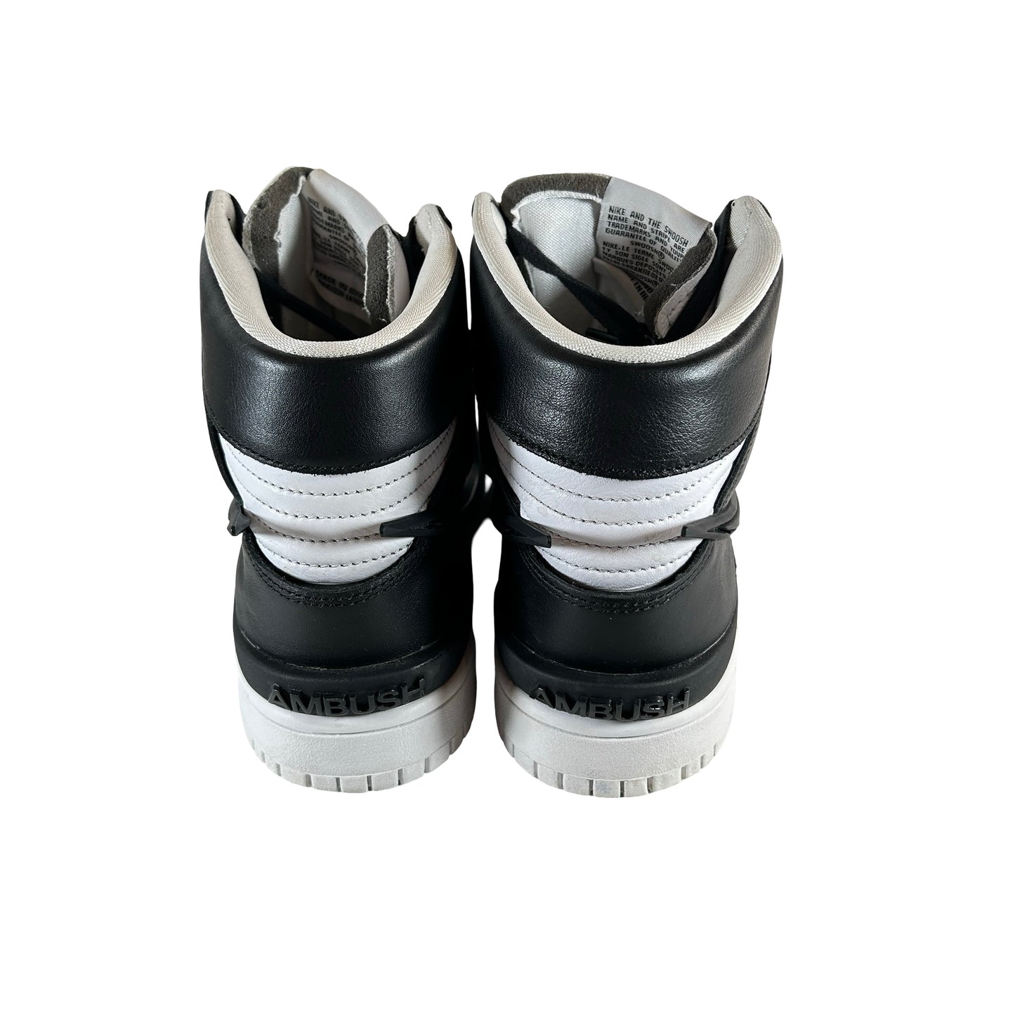 CU7544 001 Nike Dunk High AMBUSH Black White [USED] - 8 M (Used)