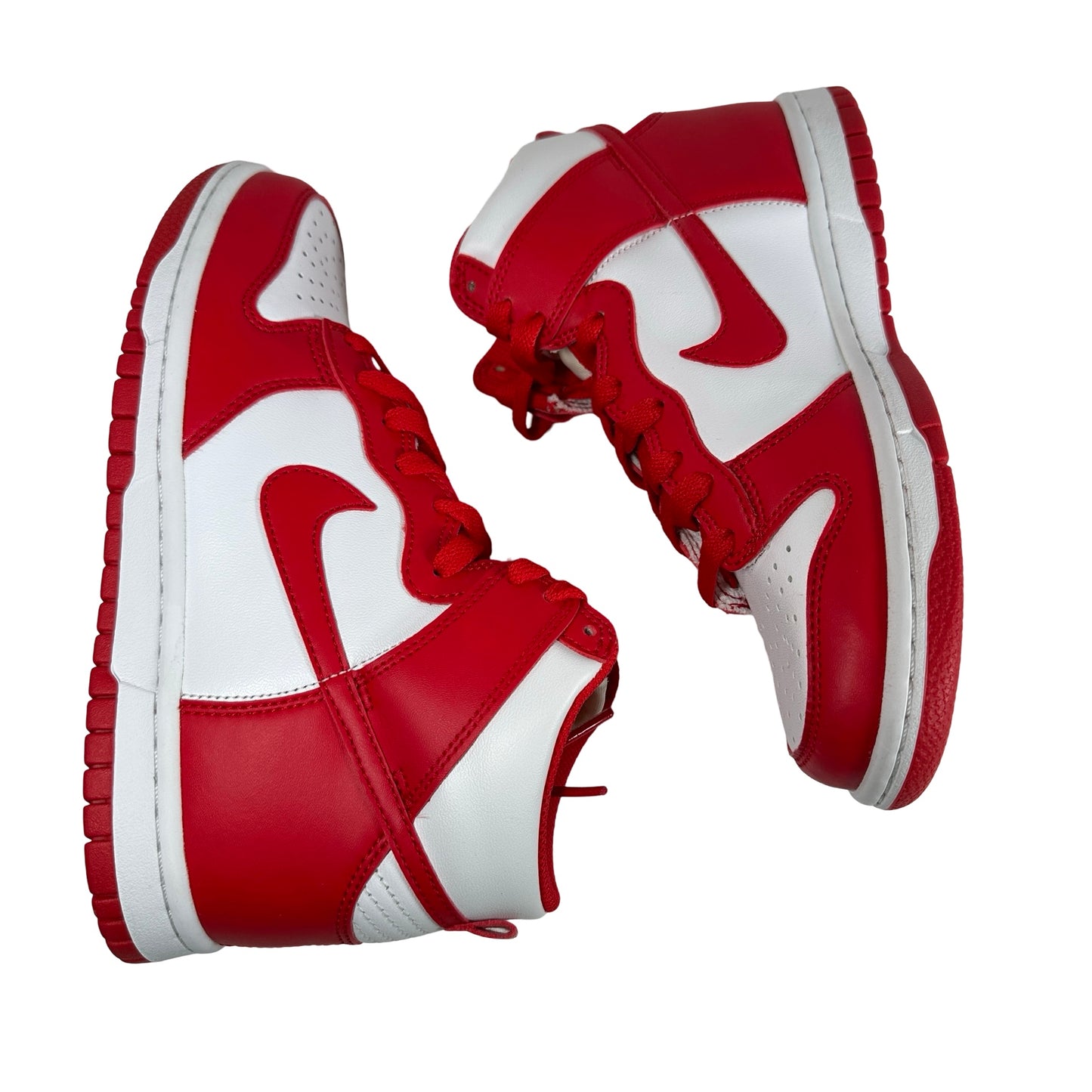 DB2179 106 Nike Dunk High Championship White Red (GS) [CONDITIONAL] - 4.5 Y (Tongues Yellowing)