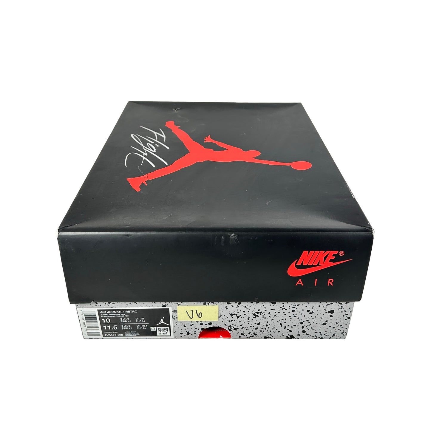 FV5029 100 Jordan 4 Retro White Cement (2025) [USED] - 10 M (Used6)