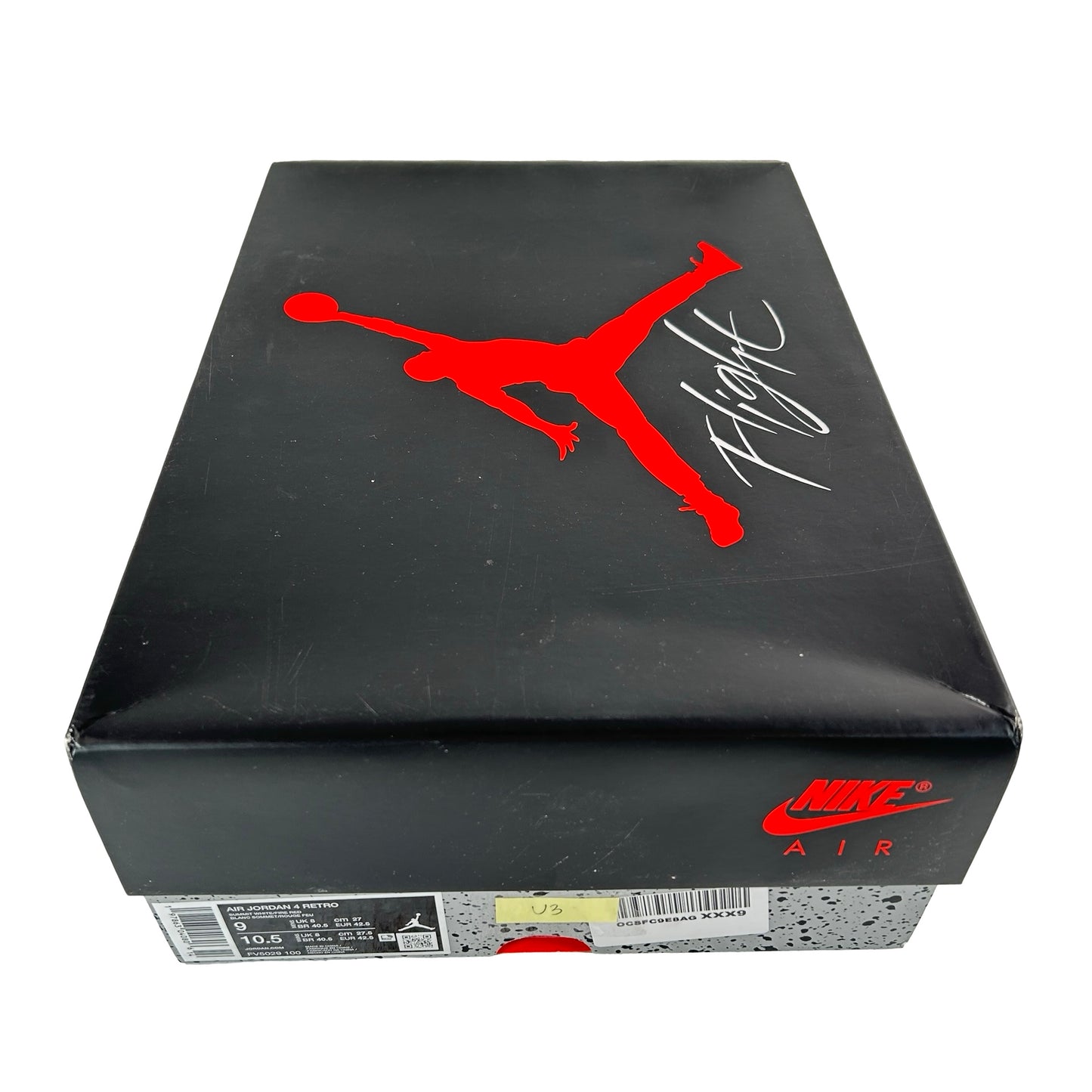 FV5029 100 Jordan 4 Retro White Cement (2025) [USED] - 9 M (Used3)