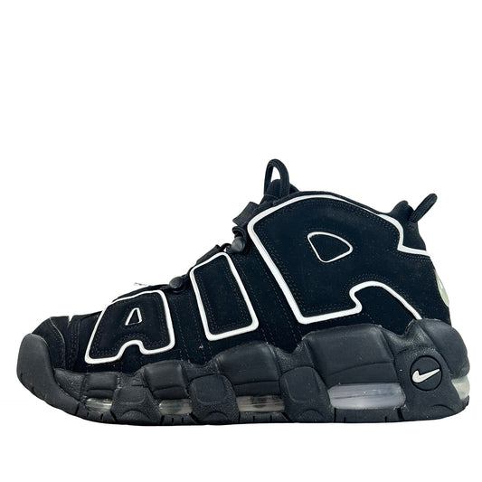 414962 002 Nike Air More Uptempo Black White [USED] - 9 M (Used) (No Box)