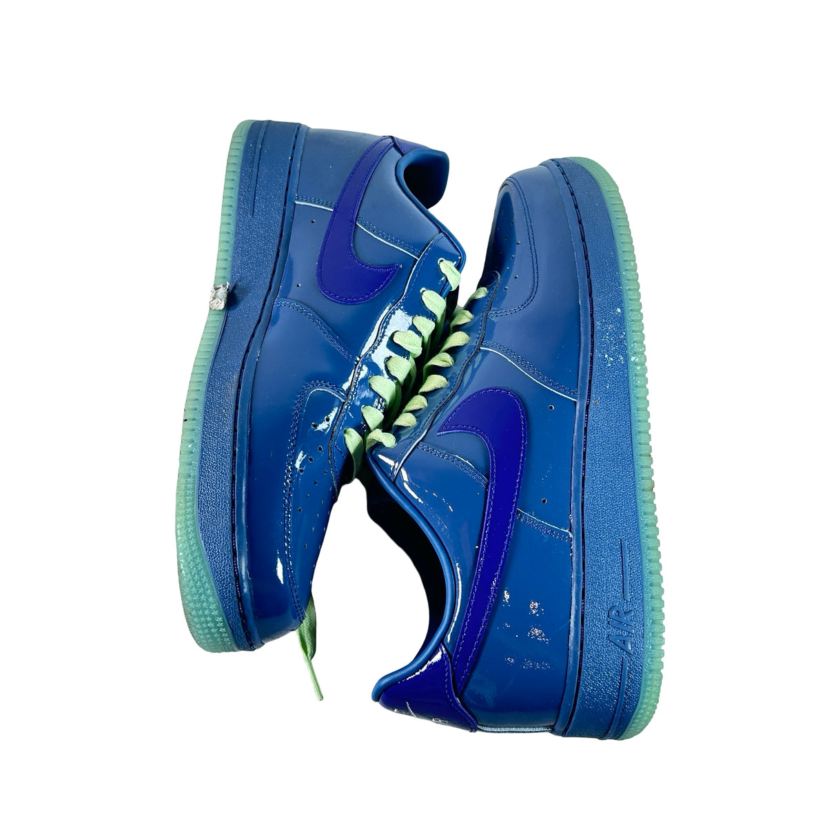 IO4489 400 Nike Air Force 1 Low Patent Leather Mystic Navy Grape Ice [USED] - 11.5 M (Used2)