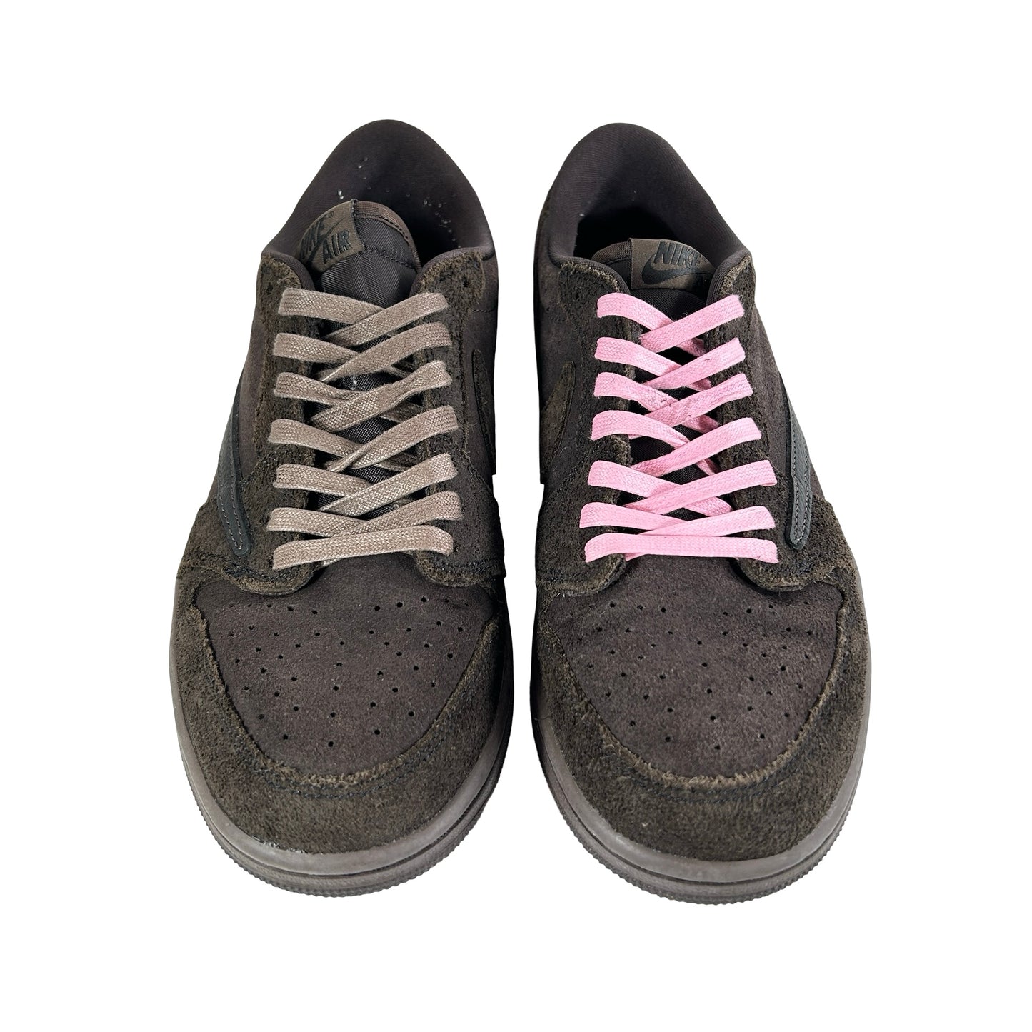 DM7866 202 Jordan 1 Retro Low OG SP Travis Scott Velvet Brown [USED] - 8.5 M (Used)