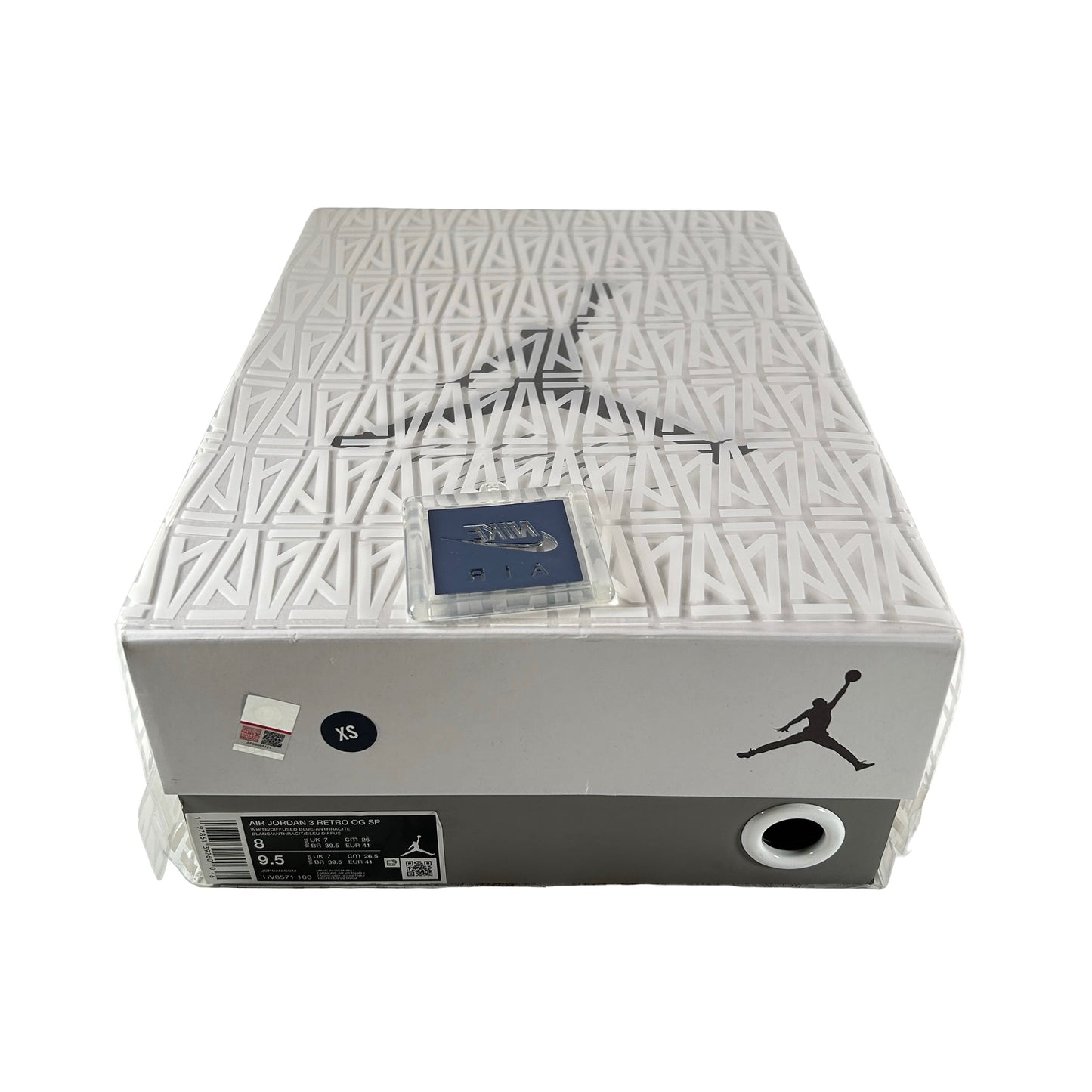 HV8571 100 Jordan 3 Retro OG SP A Ma Maniére Diffused Blue [USED] - 8 M (Used)