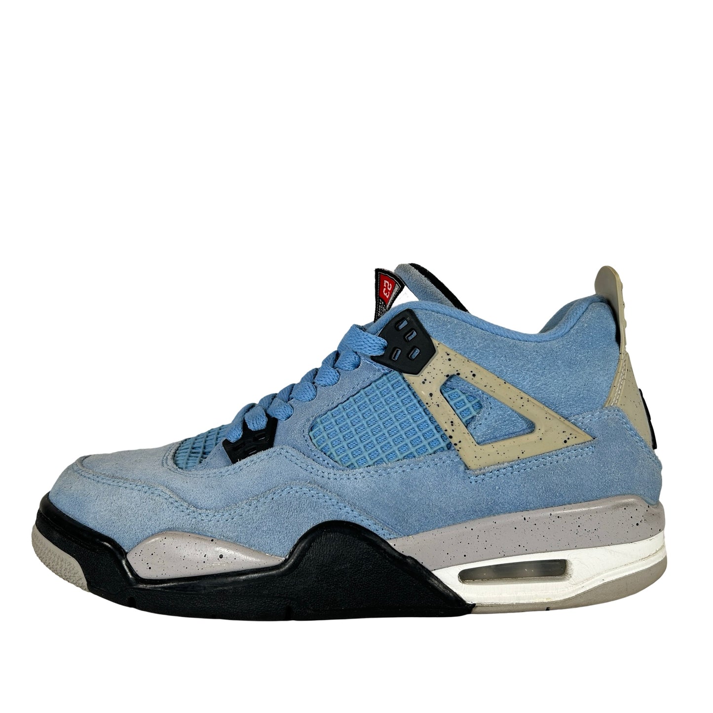 408452 400 Jordan 4 Retro University Blue (GS) [USED] - 7 Y (Used) (No Box3)