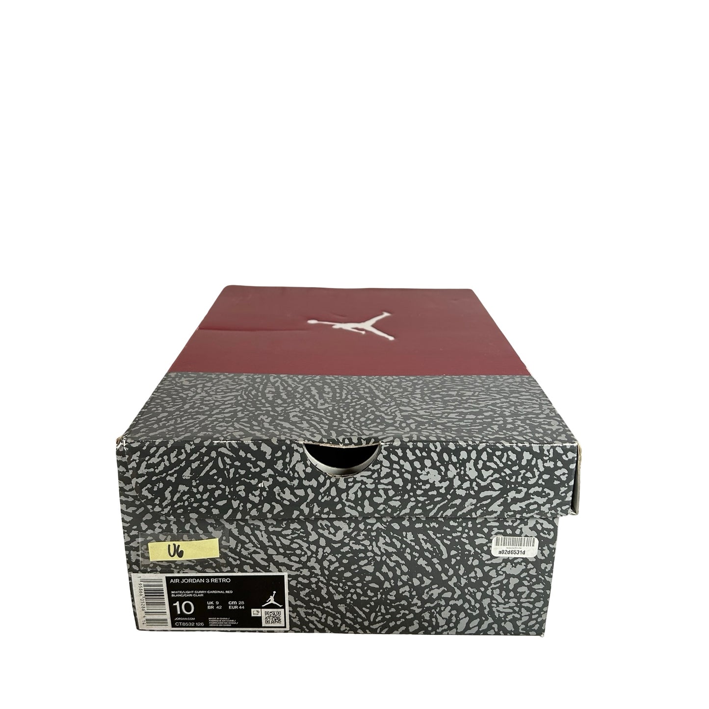 CT8532 126 Jordan 3 Retro Cardinal Red [USED] - 10 M (Used6)