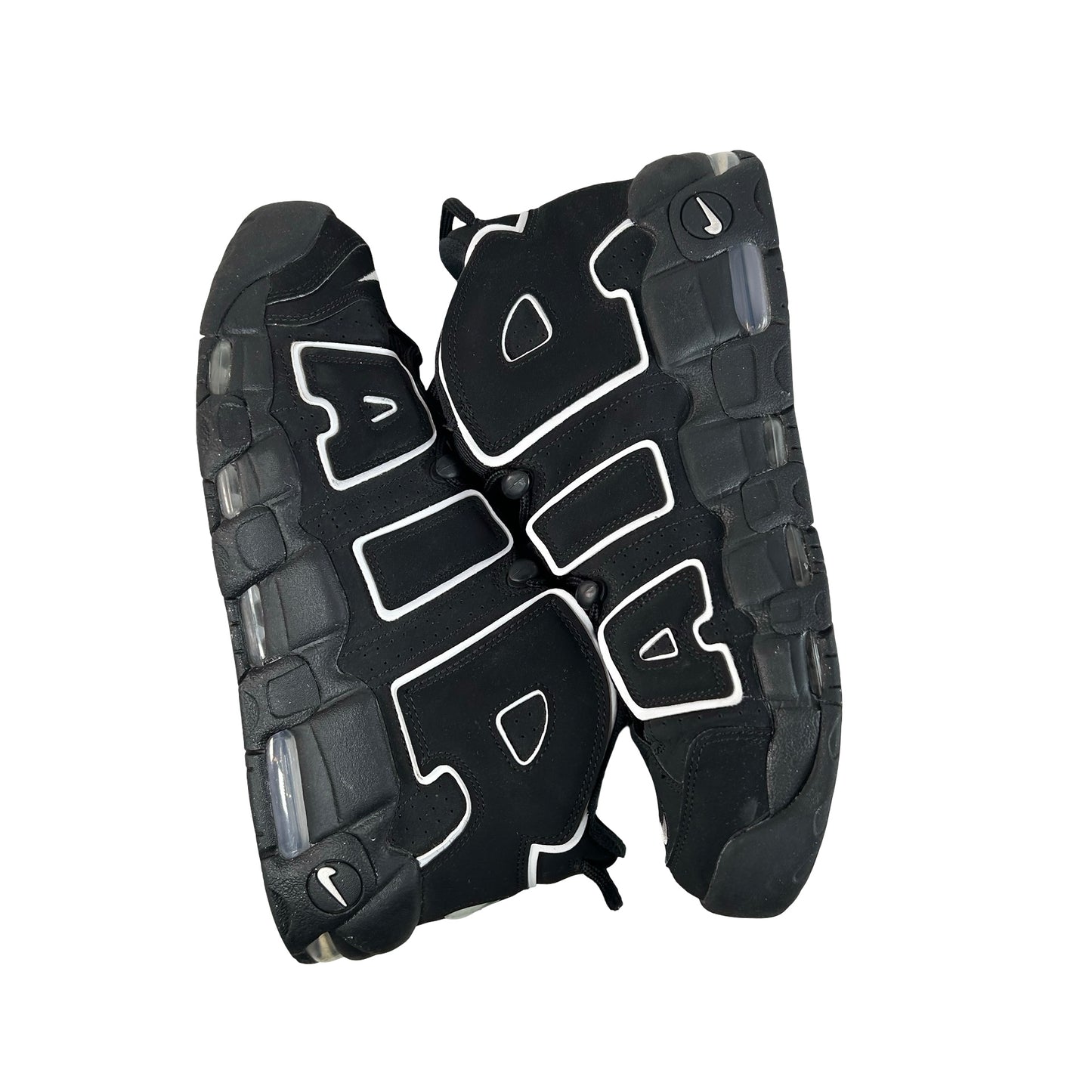414962 002 Nike Air More Uptempo Black White [USED] - 11 M (Used)
