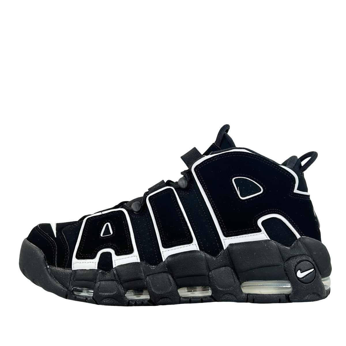 FV2291 001 Nike Air More Uptempo 96 Black White (2023) [USED] - 12 M (Used)