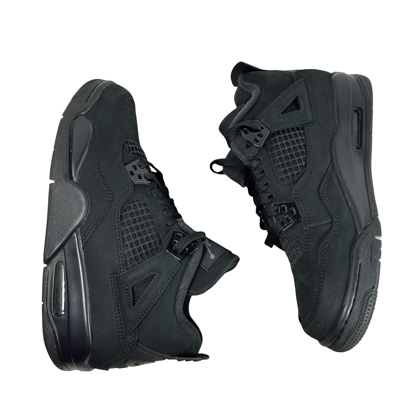IB4171 010 Jordan 4 Retro Black Cat (2025) (GS) [USED] - 5.5 Y (Used)