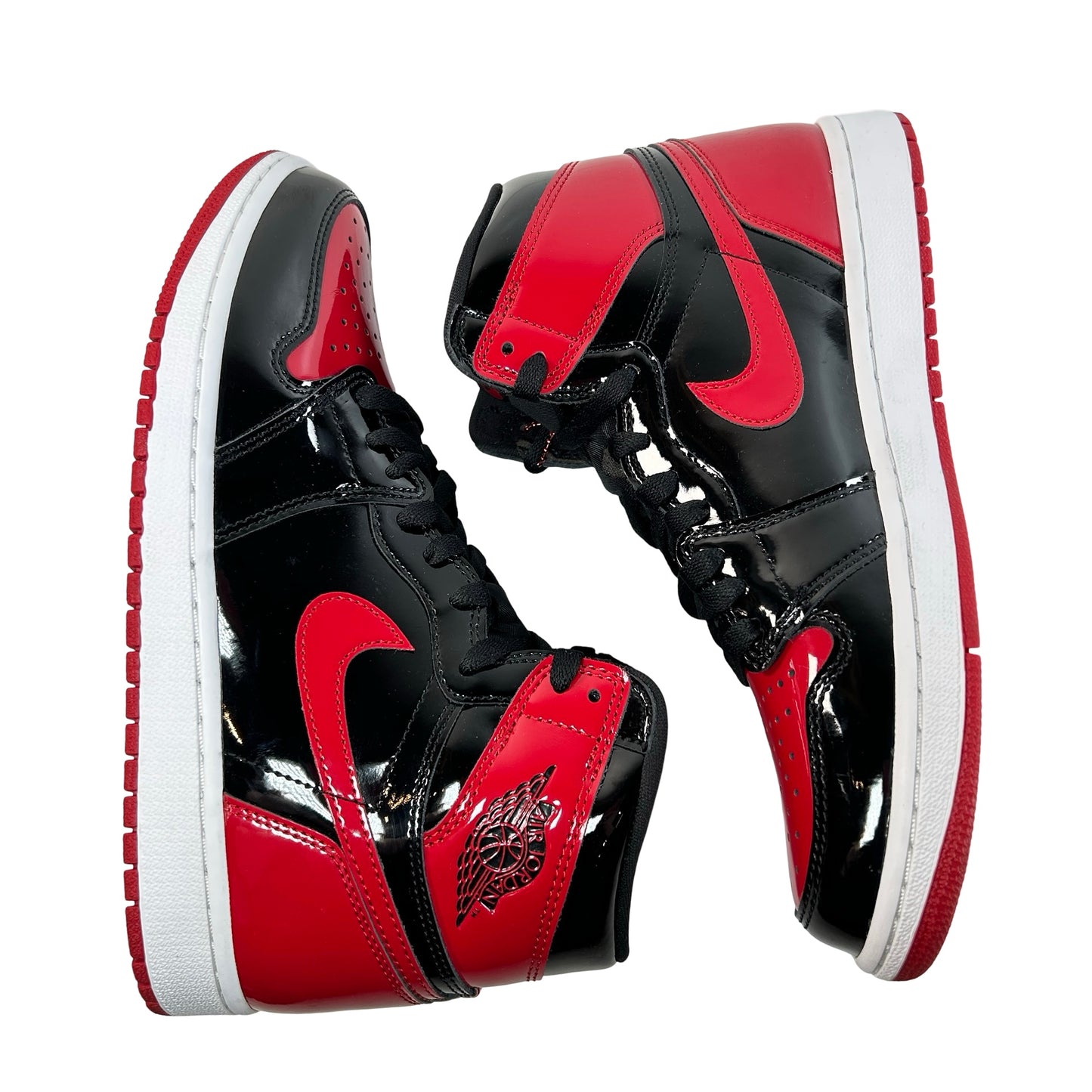 555088 063 Jordan 1 Retro High OG Patent Bred [USED] - 9 M (VNDS)