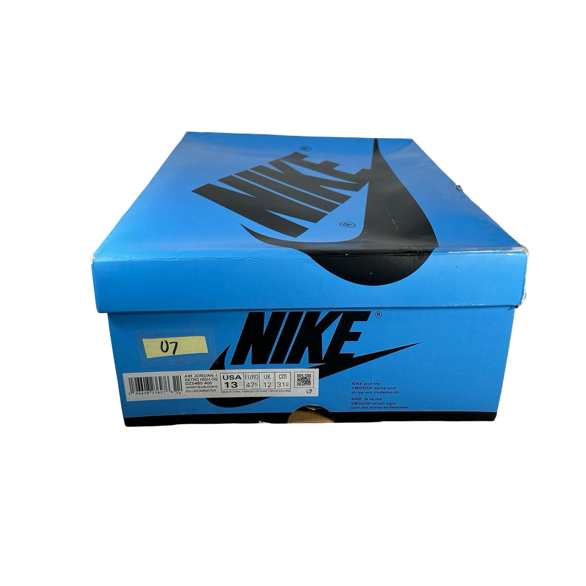 DZ5485 400 Jordan 1 Retro High OG UNC Toe [USED] - 13 M (Used7)