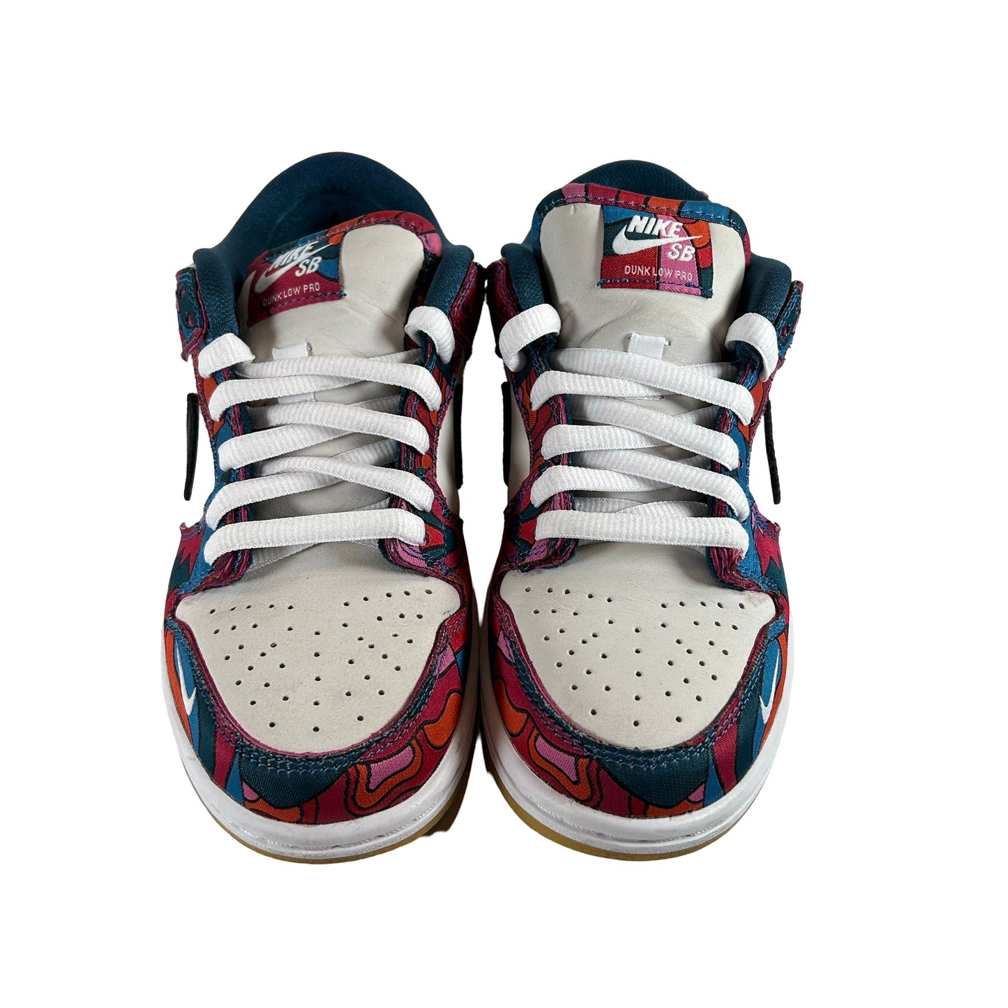 DH7695 600 Nike SB Dunk Low Pro Parra Abstract Art (2021) [USED] - 5 M (Used)