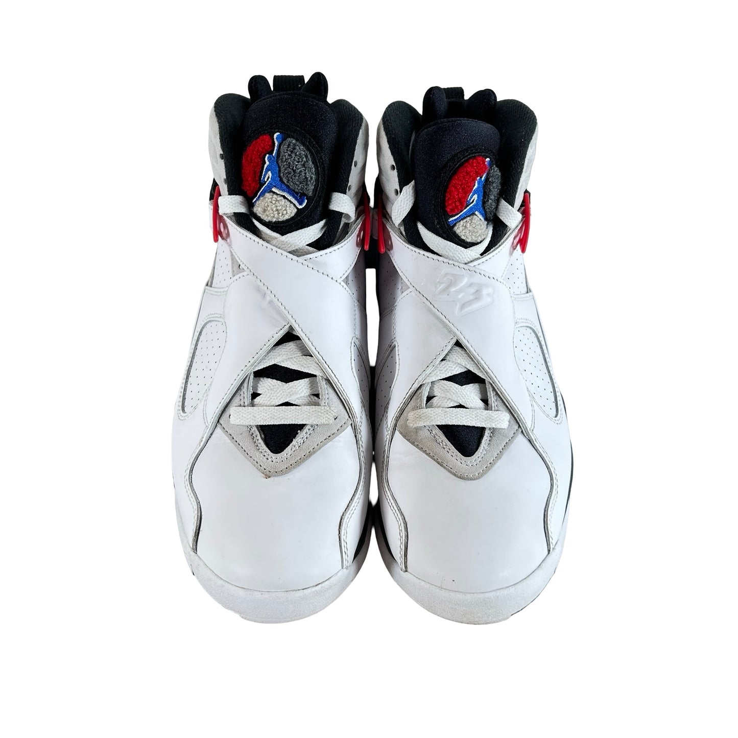 305381 100 Jordan 8 Retro White True Red (2025) [USED] - 9 M (Used5)