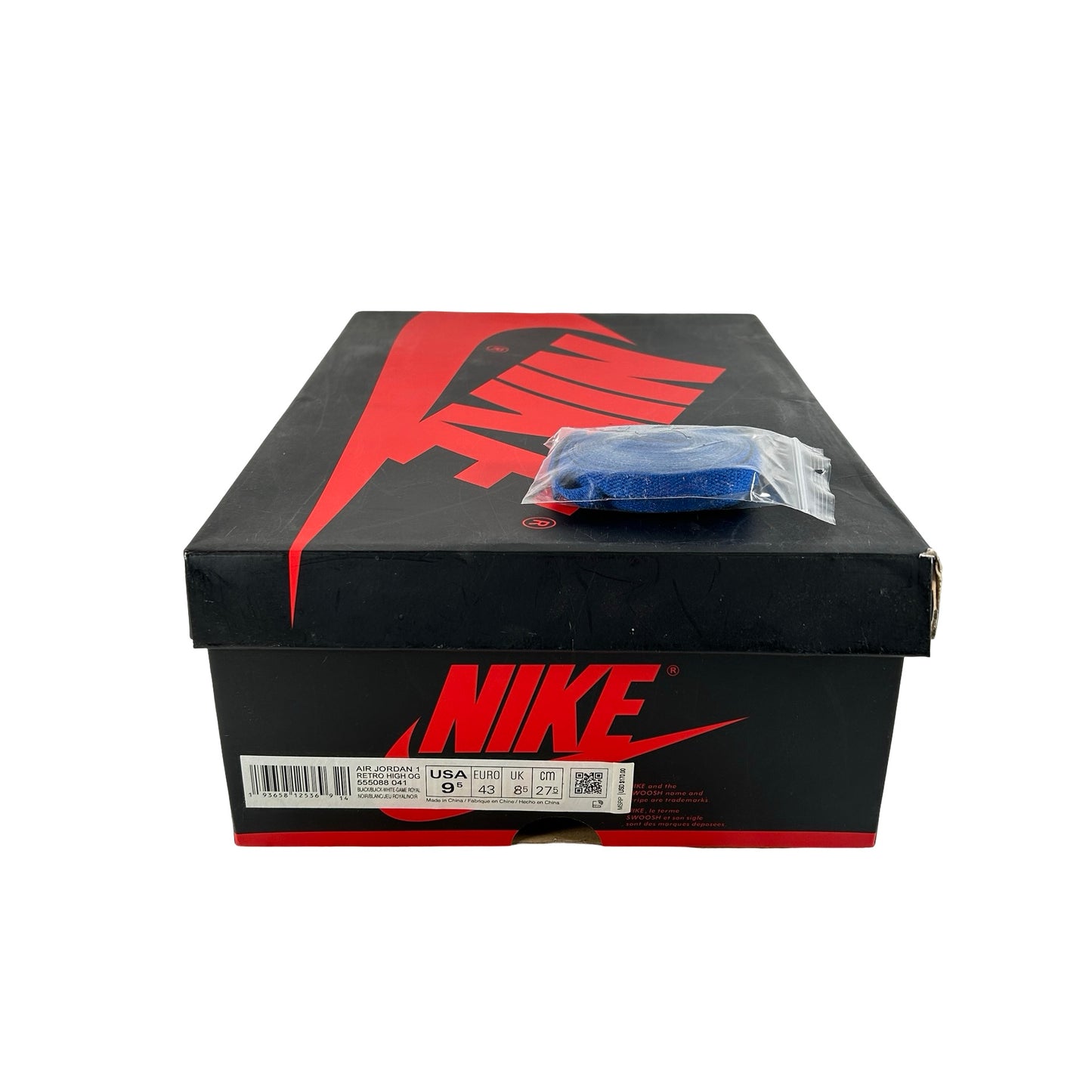 555088 041 Jordan 1 Royal Toe [USED] - 9.5 M (Used)