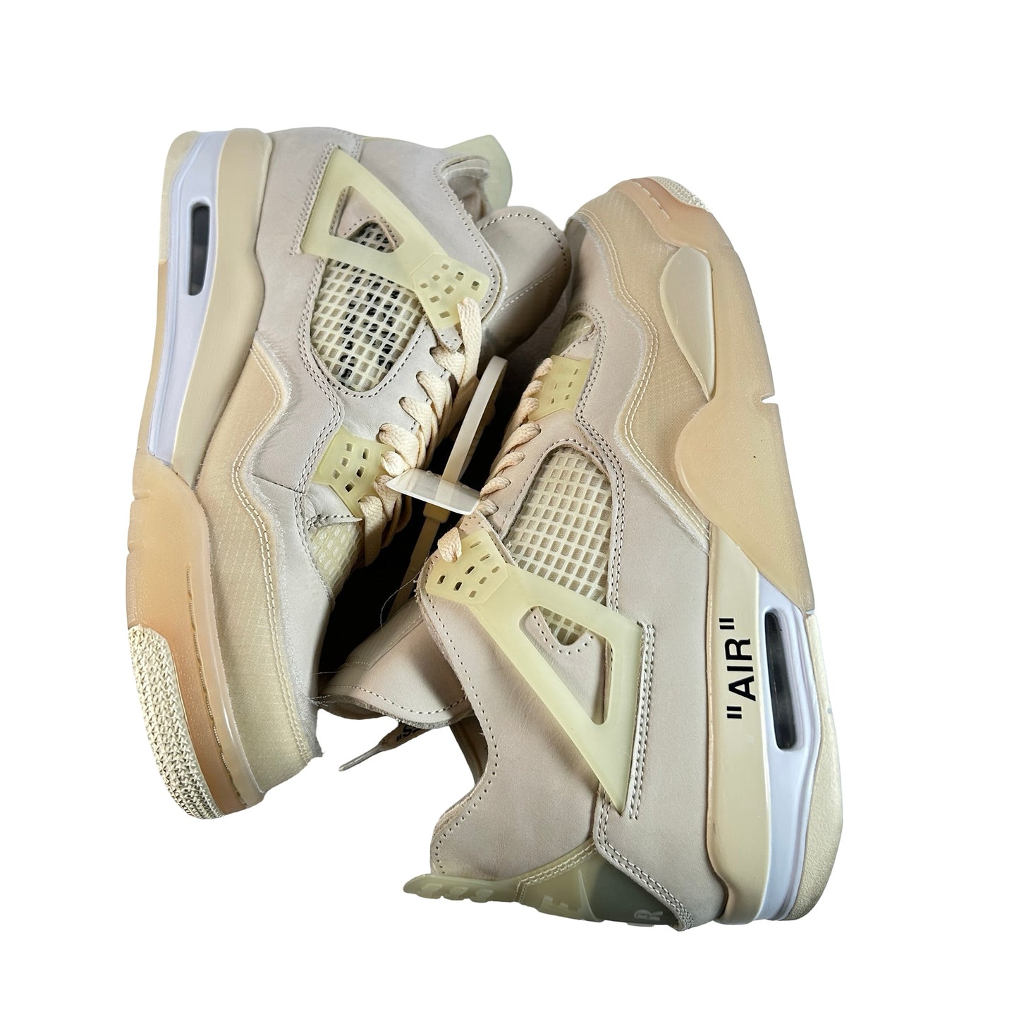 CV9388 100 Jordan 4 Retro Off-White Sail (Women's) [USED] - 11 W (Used) (No Box)