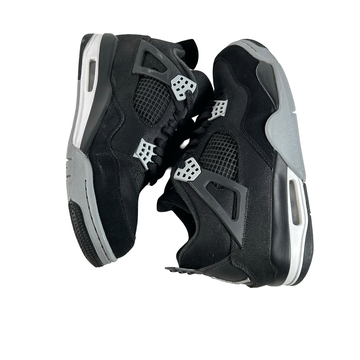 DH7138 006 Jordan 4 Retro SE Black Canvas [USED] - 9.5 M (Used) (Replace Box)