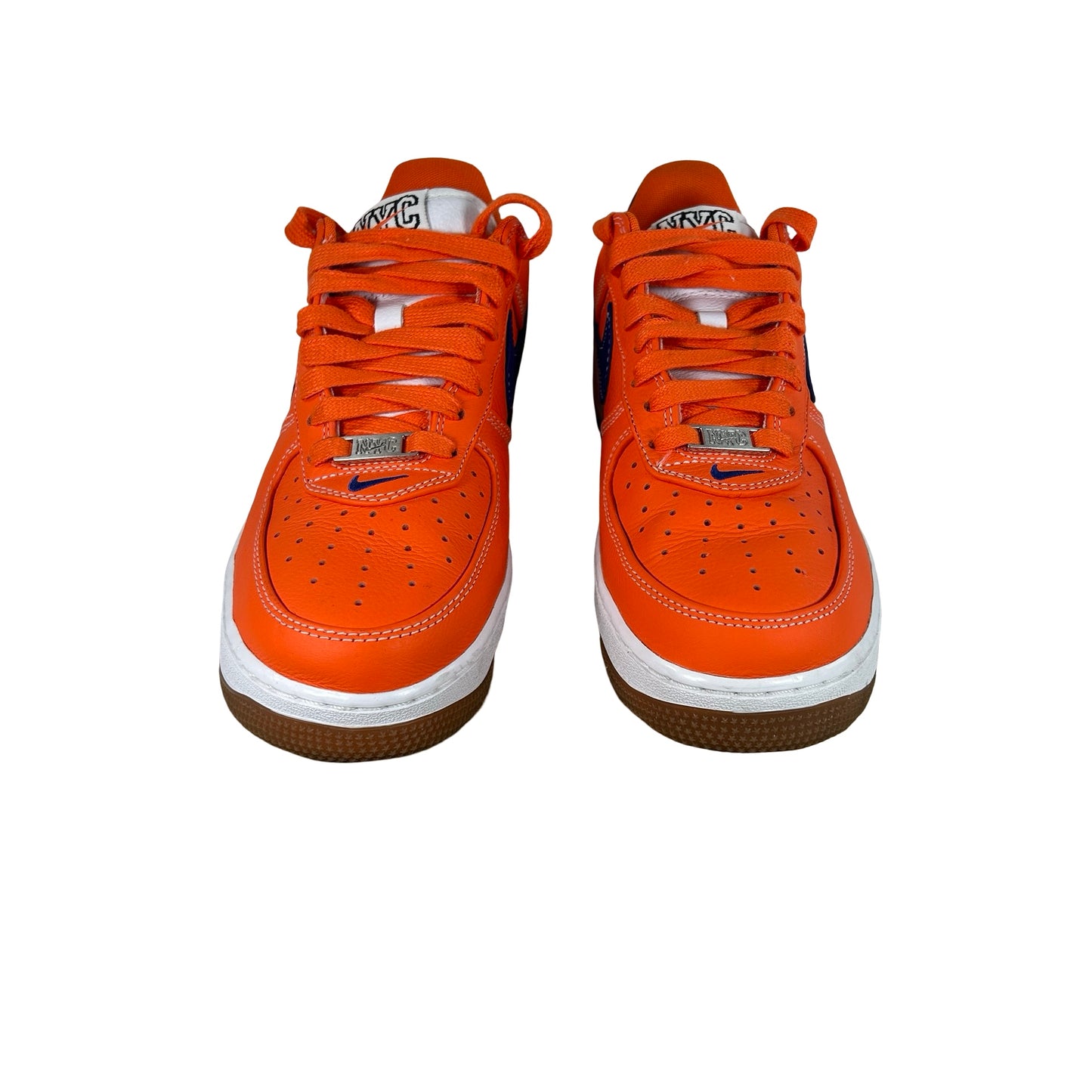 IV2705 819 Nike Air Force 1 Low Retro Premium NYC Knicks [USED] - 9.5 M (Used) (No Box)