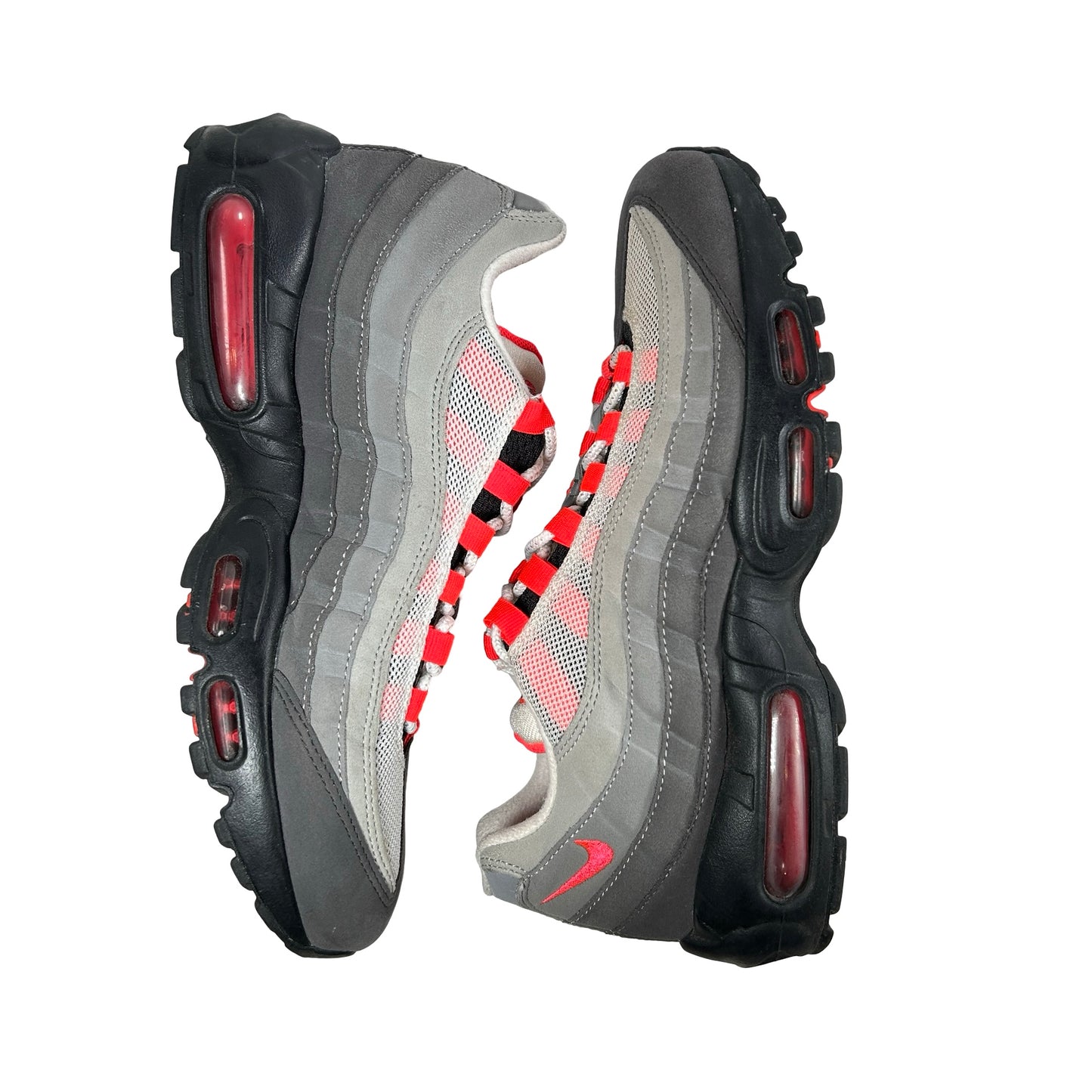AT2865 100 Nike Air Max 95 OG Solar Red (2018) [USED] - 8 M (Used) (Replace Box)