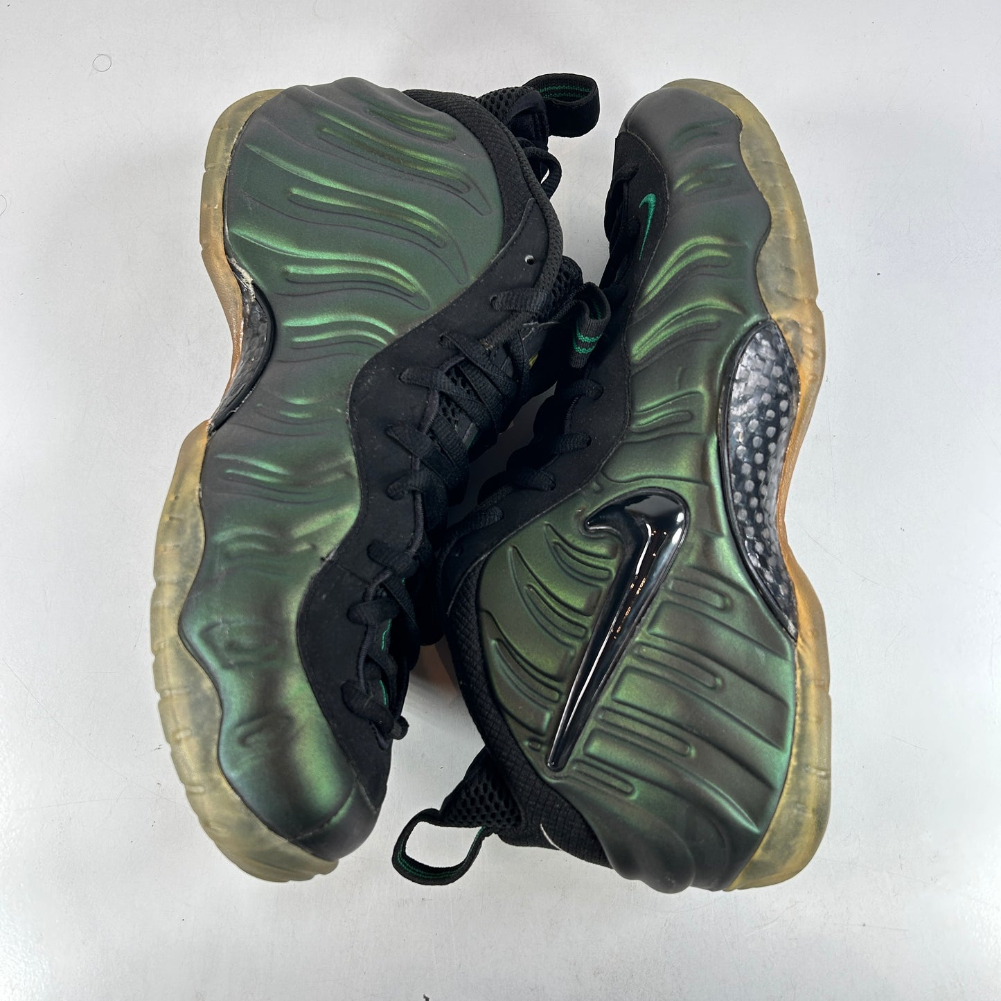 624041 301 Nike Air Foamposite Pro Pine Green [USED] - 12 M (Used) (No Box)