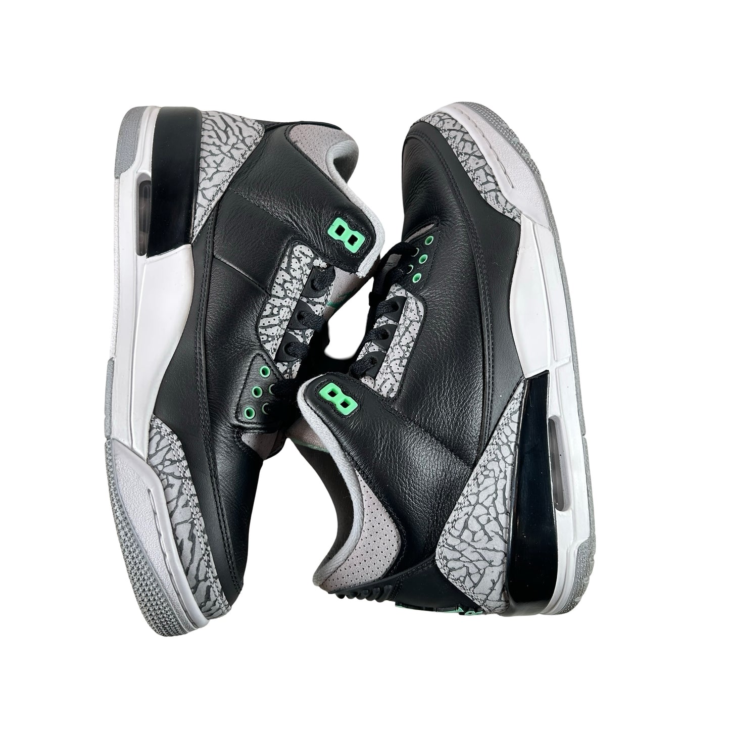 CT8532 031 Jordan 3 Retro Green Glow [USED] - 9 M (Used)