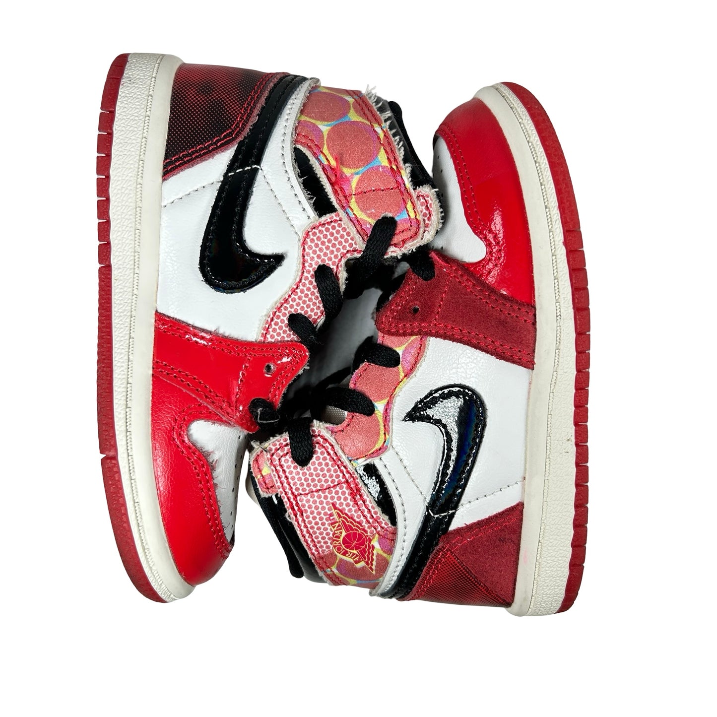 DV1750 601 Jordan 1 Retro High OG Spider-Man Across the Spider-Verse (TD) [USED] - 7 C (Used)