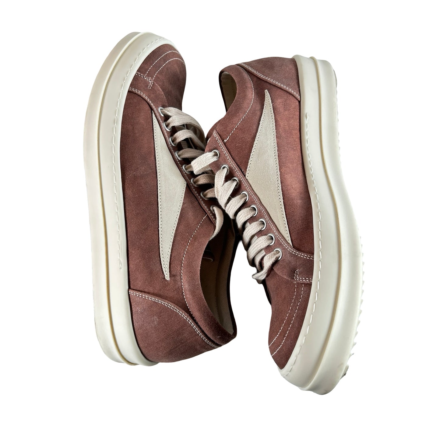 DU01D1803 SCFLVS 5411 Rick Owens Lido DRKSHDW Vintage Low Henna Brown [USED] - 43 EU / 10 US (Used)