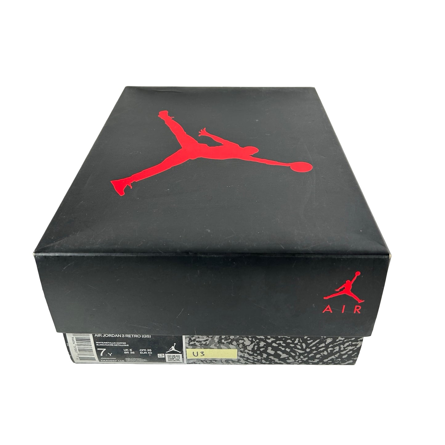 DM0967 148 Jordan 3 Retro Wizards (GS) [USED] - 7 Y (Used3)