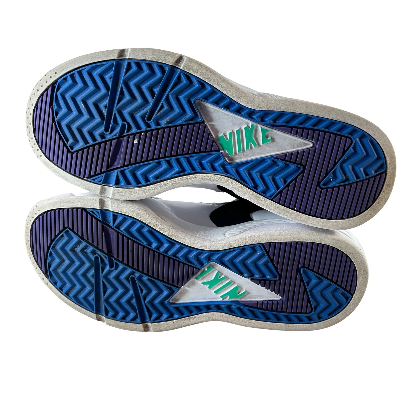 FDD183 101 Nike Air Flight Huarache OG White Varsity Purple (2023) [USED] - 7.5 M (Used) (Replace Box)