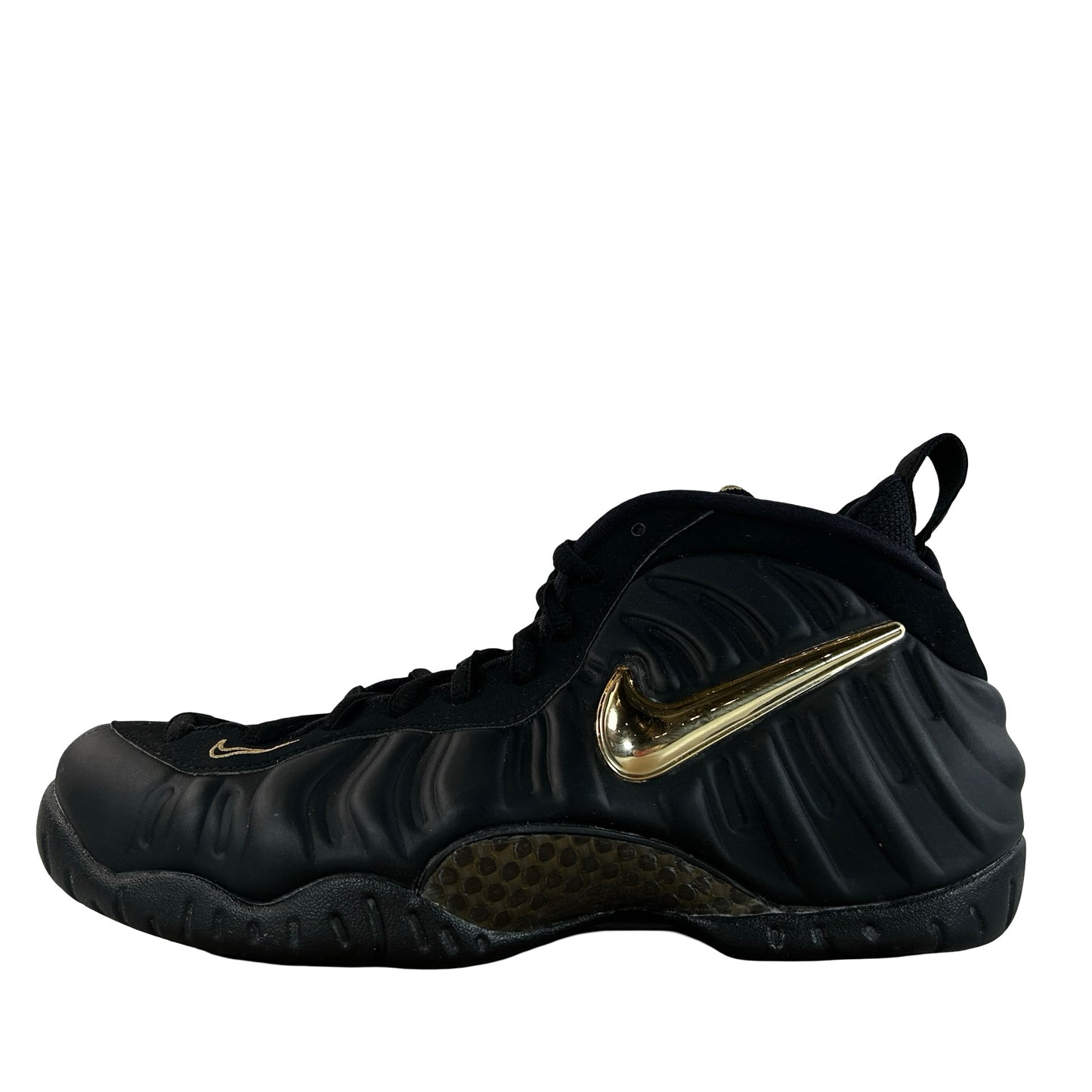 624041 009 Nike Air Foamposite Pro Black Metallic Gold [USED] - 8.5 M (Used2)
