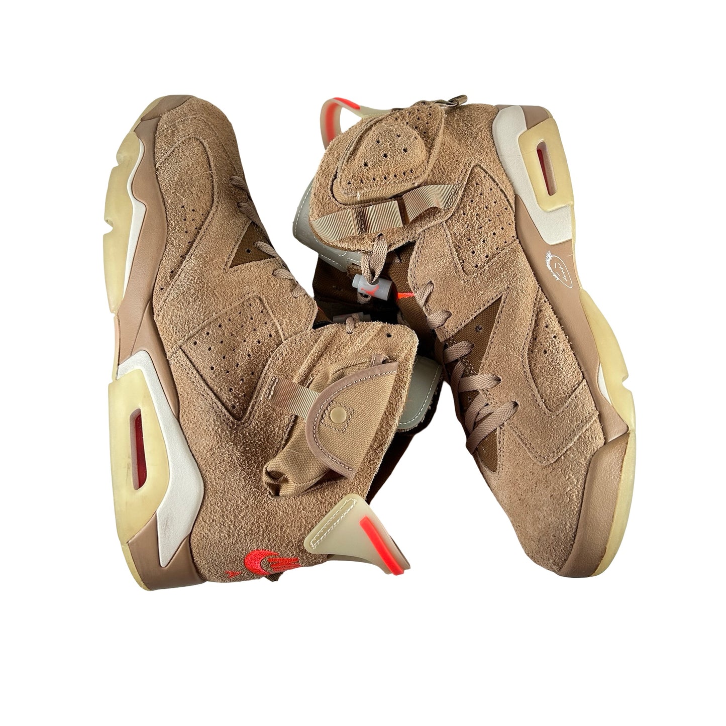 DH0690 200 Jordan 6 Retro Travis Scott British Khaki [USED] - 13 M (Used) (No Box)