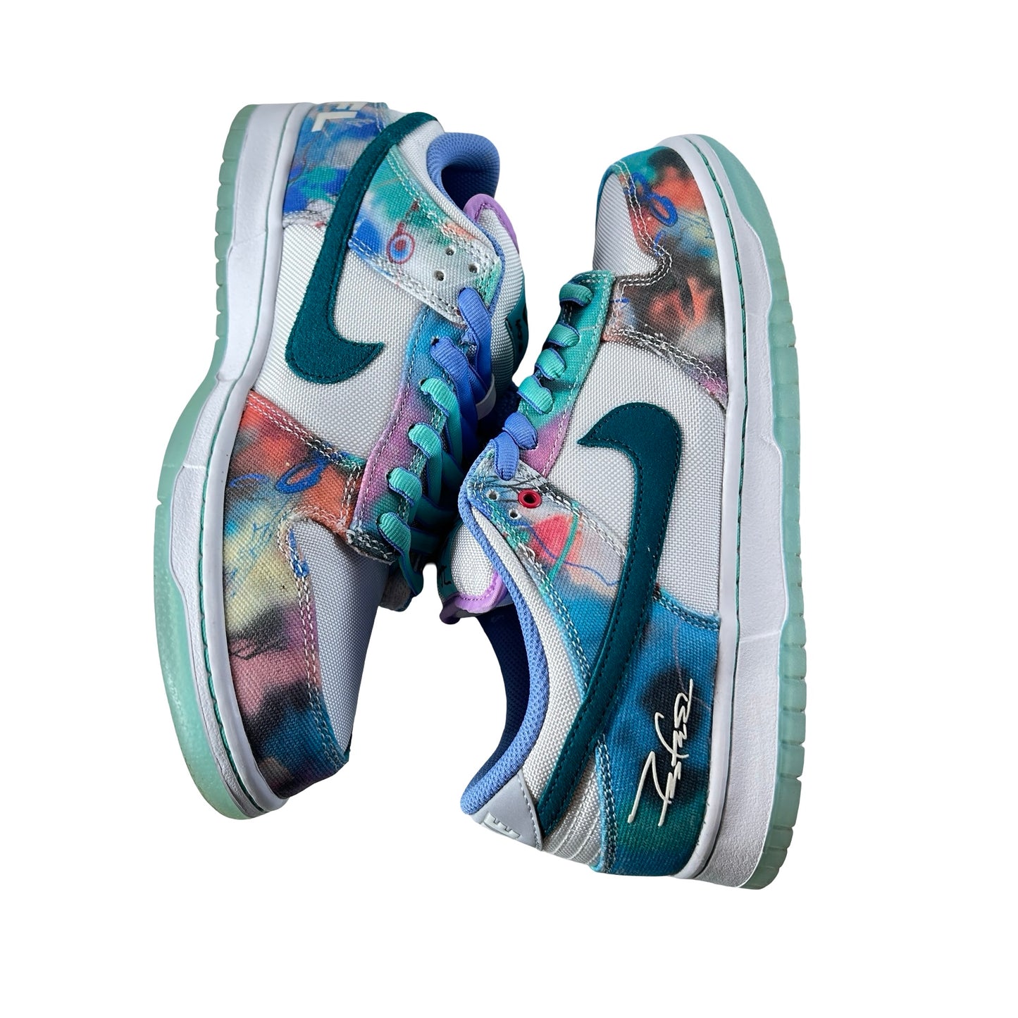HF6061 400 Nike SB Dunk Low Futura Laboratories Bleached Aqua [USED] - 9 M (Used4)