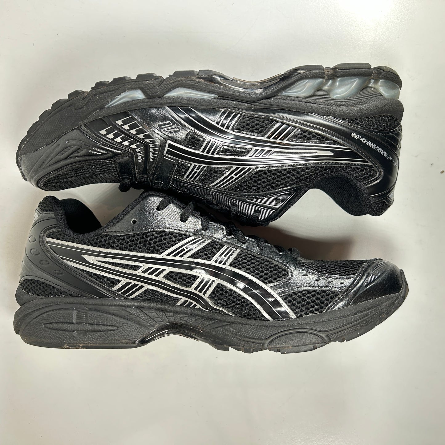 1201A019 006 ASICS Gel-Kayano 14 Black Pure Silver [USED] - 13 M (Used)