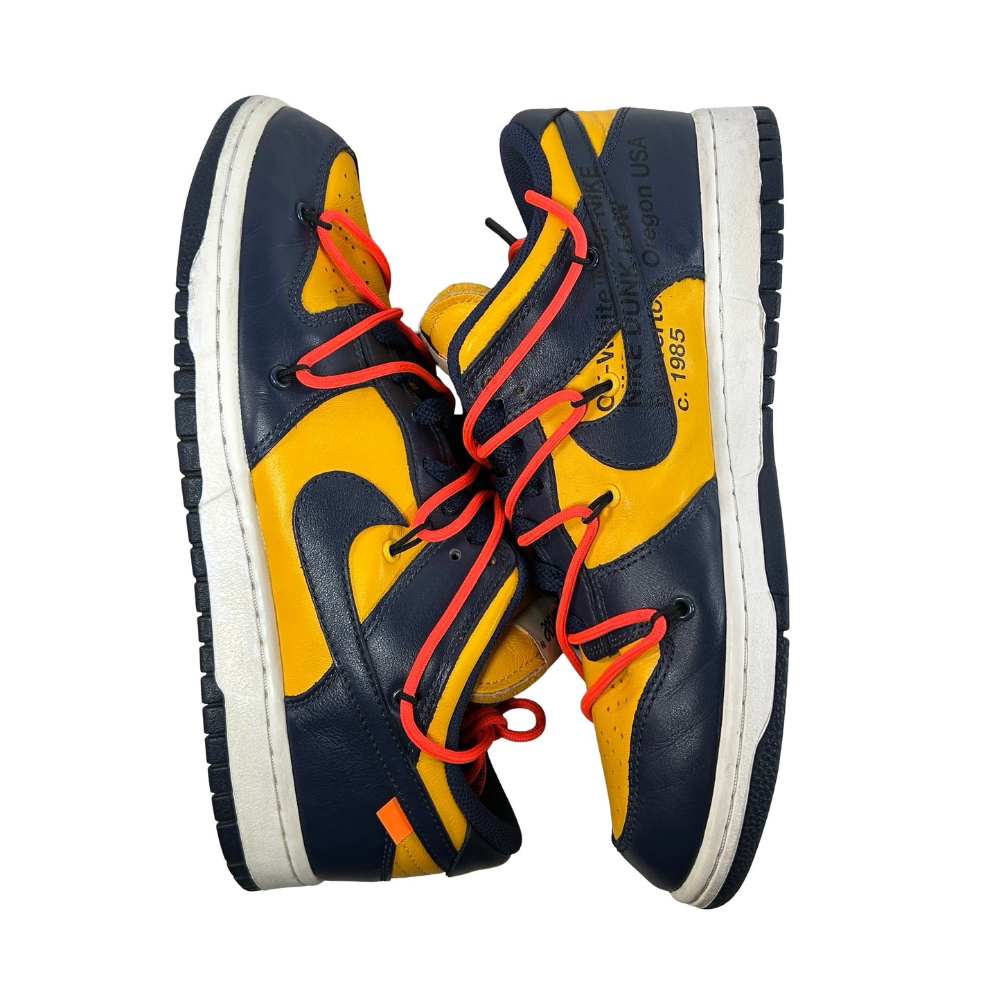 CT0856 700 Dunk Low Off-White University Gold [USED] - 8.5 M (Used3)