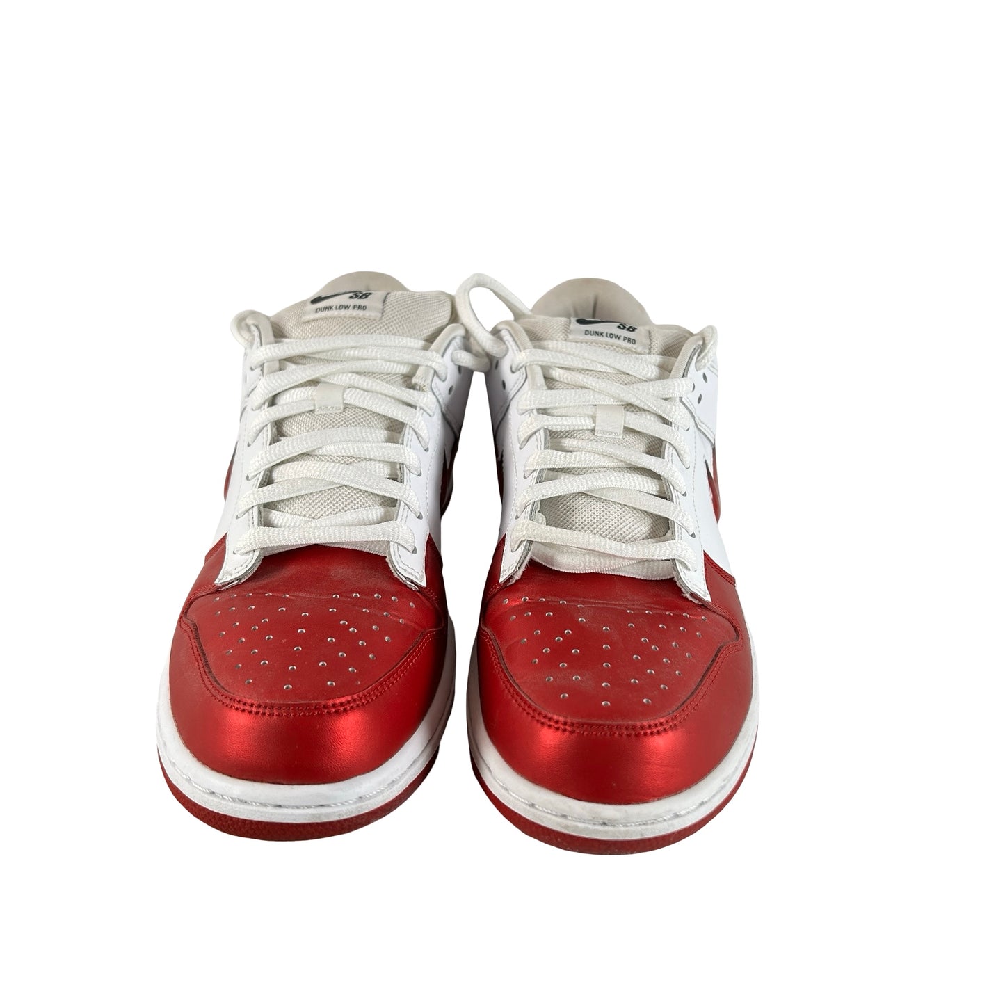 CK3480 600 Nike SB Dunk Low Supreme Jewel Swoosh Red [USED] - 10.5 M (Used)