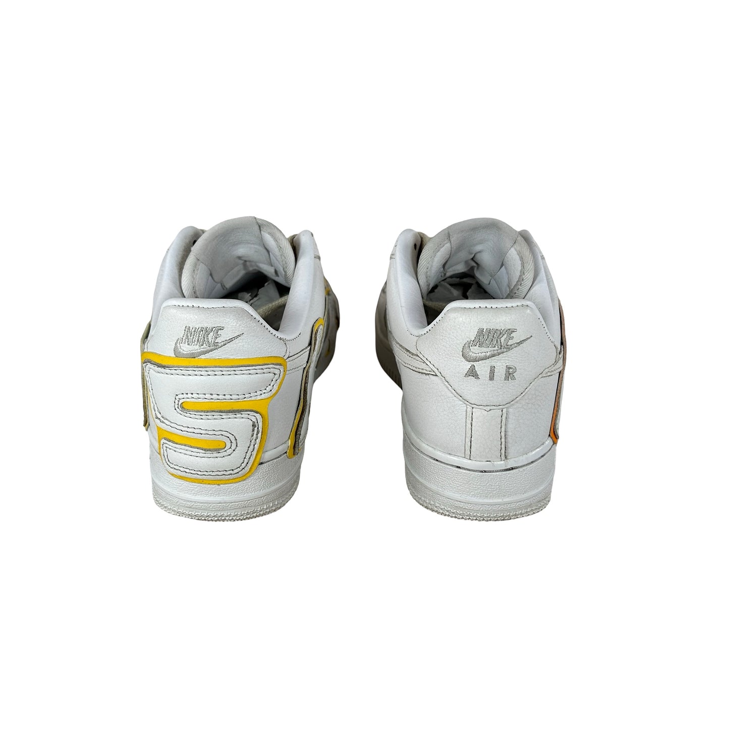 Cactus Plant Flea Market Nike By You Air Force 1 White/Yellow [USED] - 5.5 M (Used)