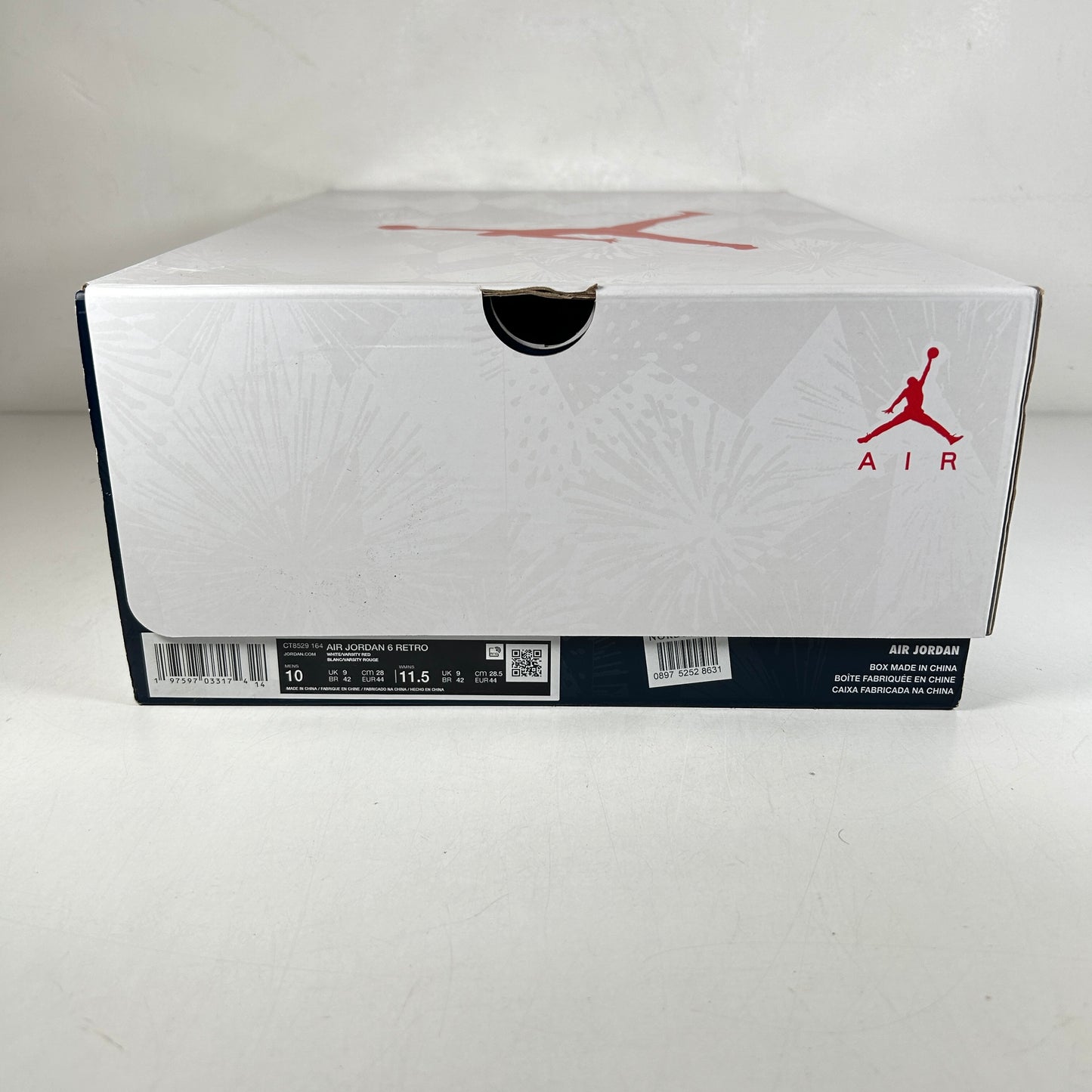 CT8529 164 Jordan 6 Retro Olympic (2024) - 10 M (Used)