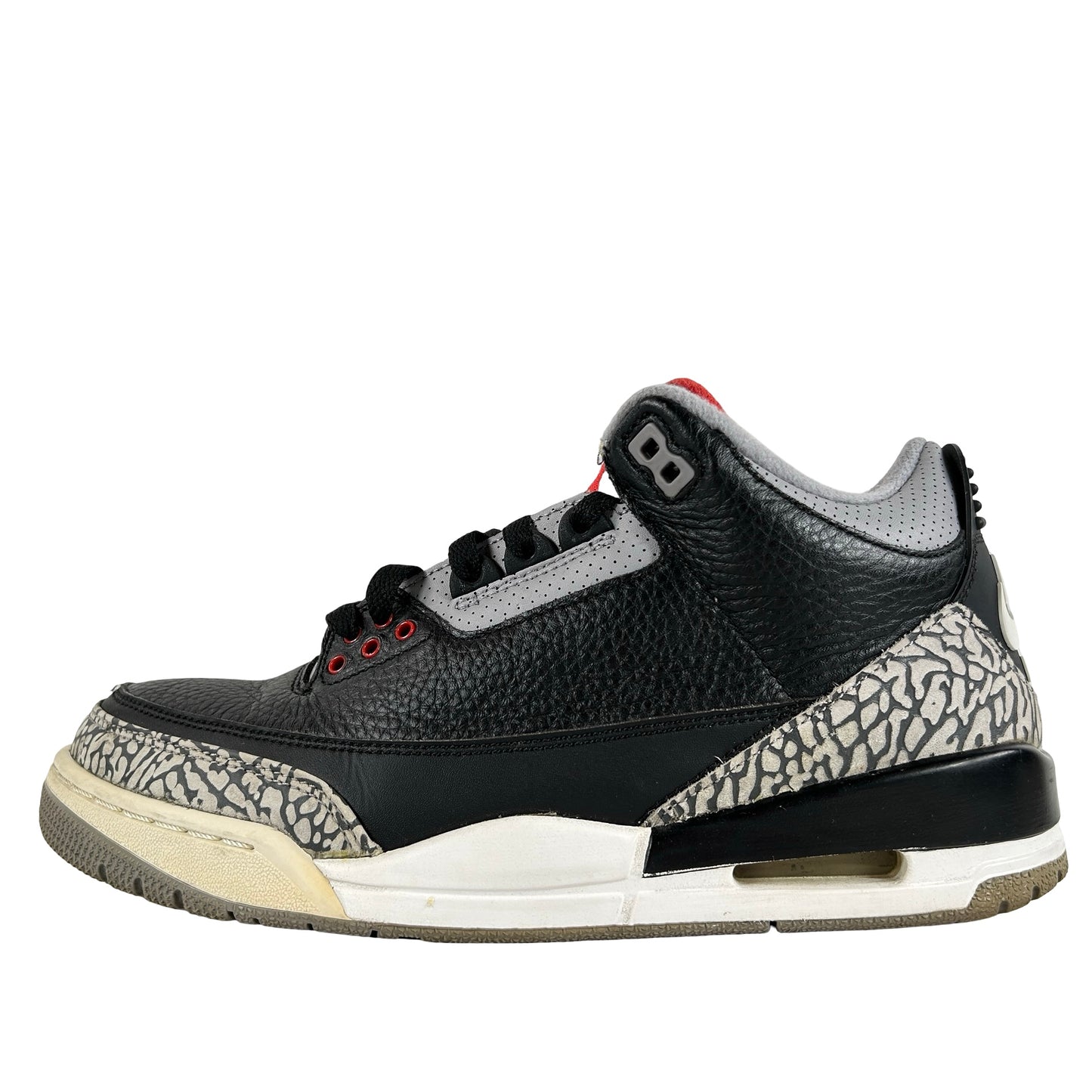 854262 001 Jordan 3 Black Cement 2018 [USED] - 8.5 M (Used2) (No Box2)