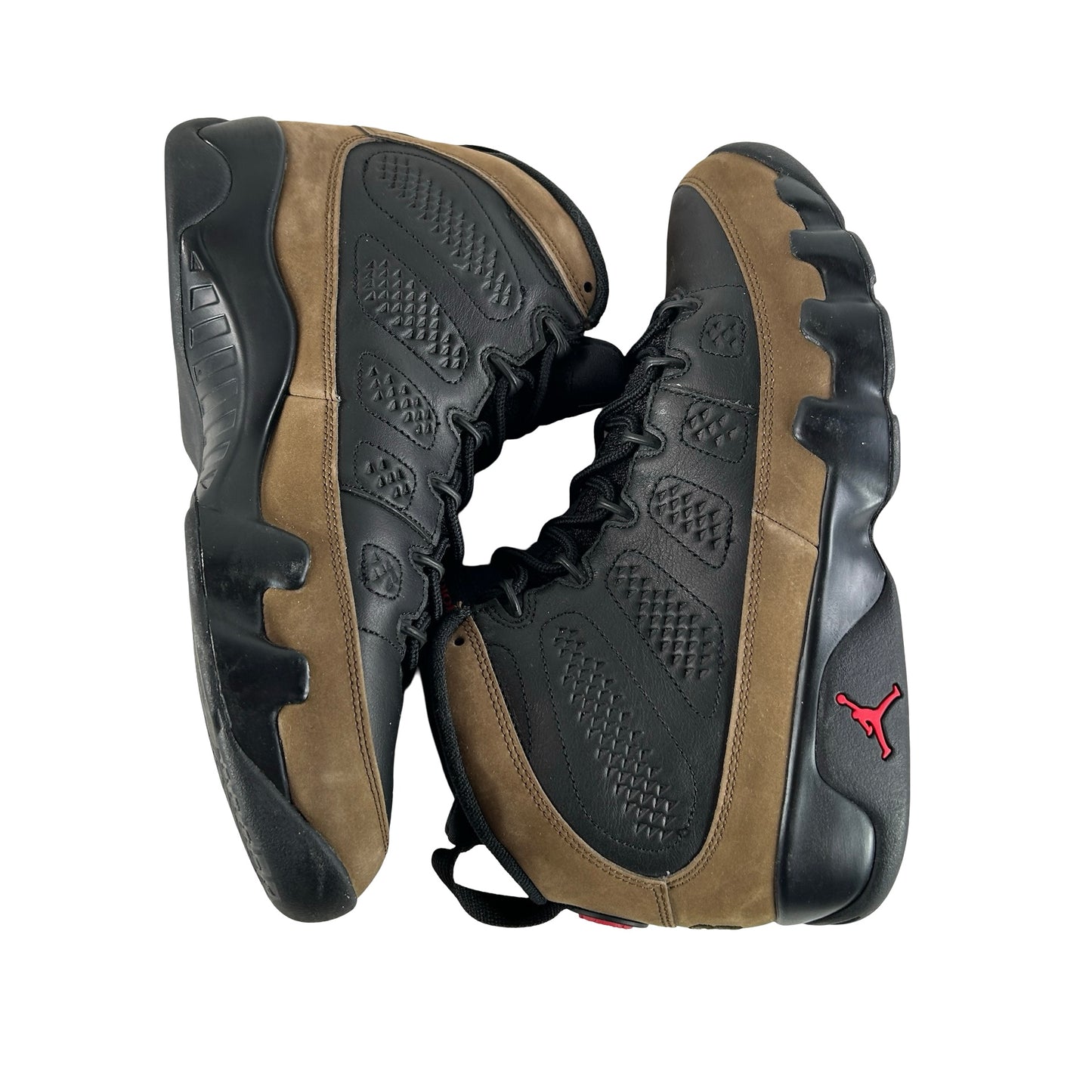 HV4794 030 Air Jordan 9 Retro Olive (2024) [USED] - 10.5 M (Used) (No Box)