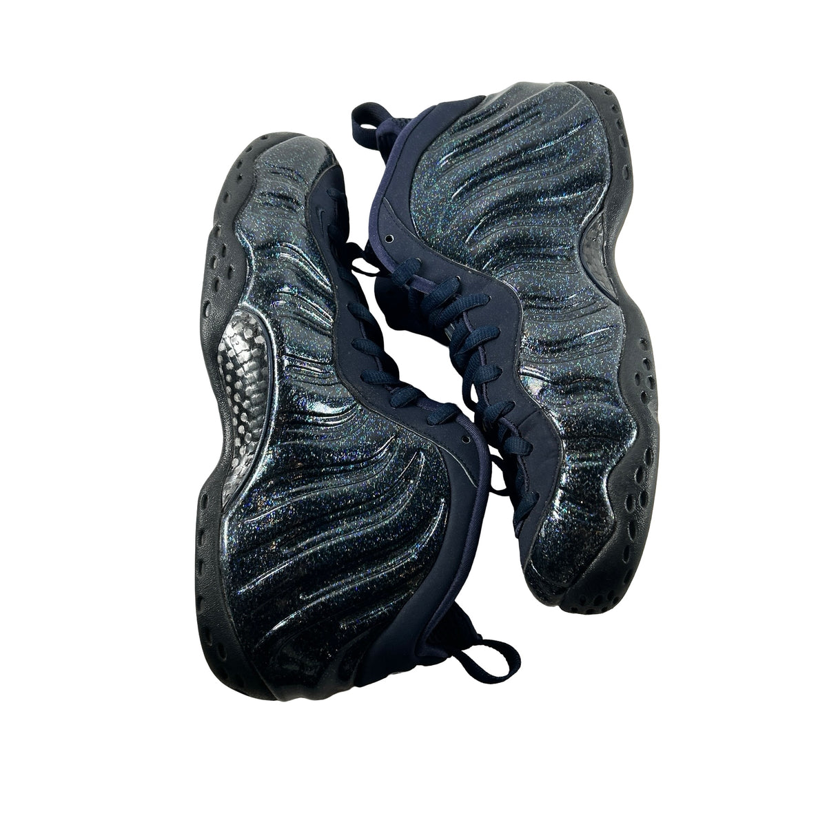 AA3963 400 Nike Air Foamposite One Obsidian Glitter (Women's) [USED] - 11.5 W (Used) (No Box) (Replace Insole)