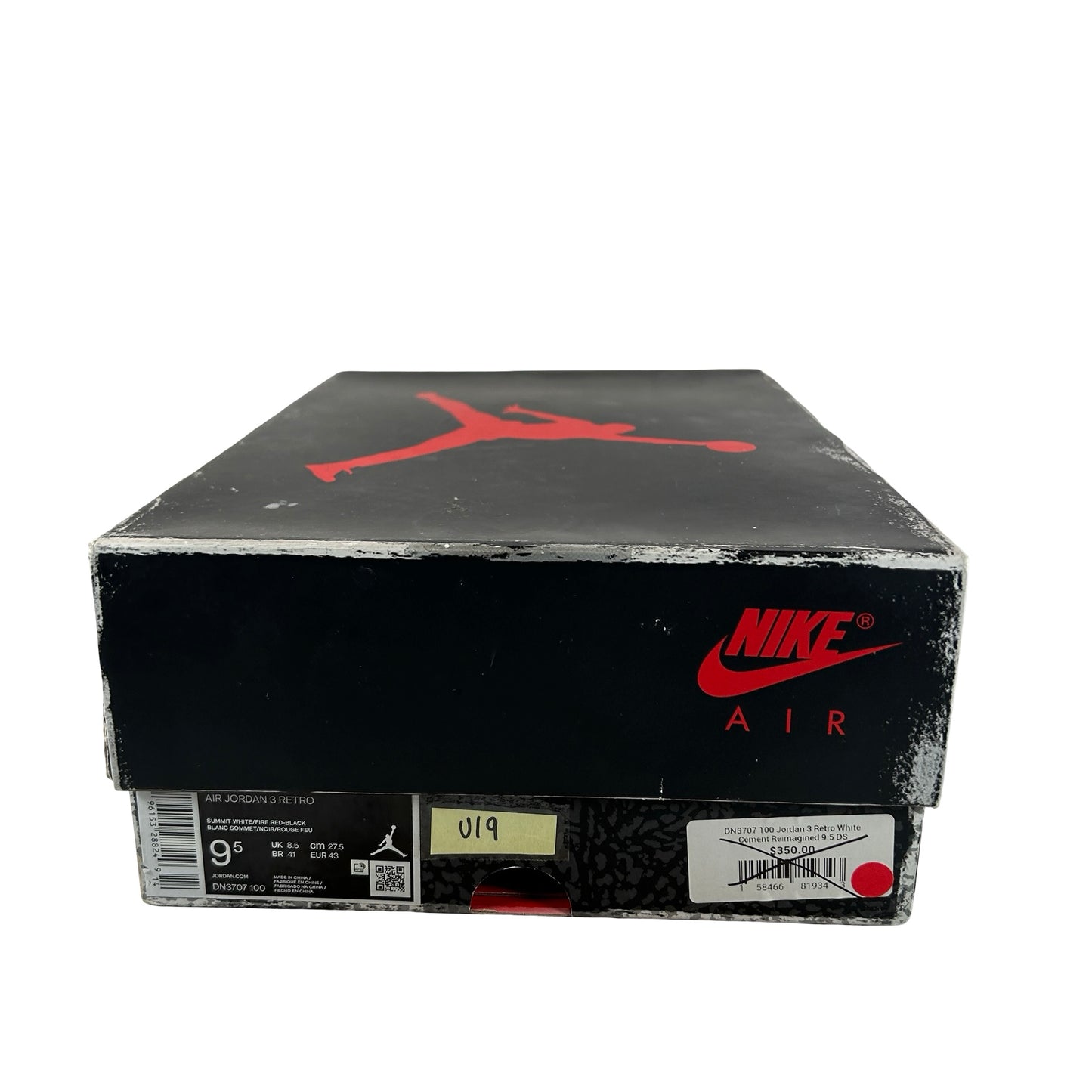 DN3707 100 Jordan 3 Retro White Cement Reimagined [USED] - 9.5 M (Used19)