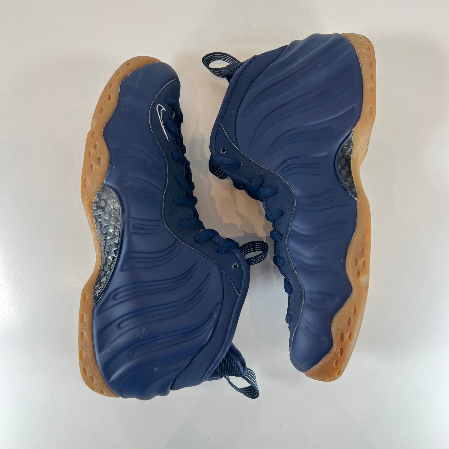 314996 405 Nike Air Foamposite One Navy Gum [USED] - 9.5 M (Used) (Replace Box)