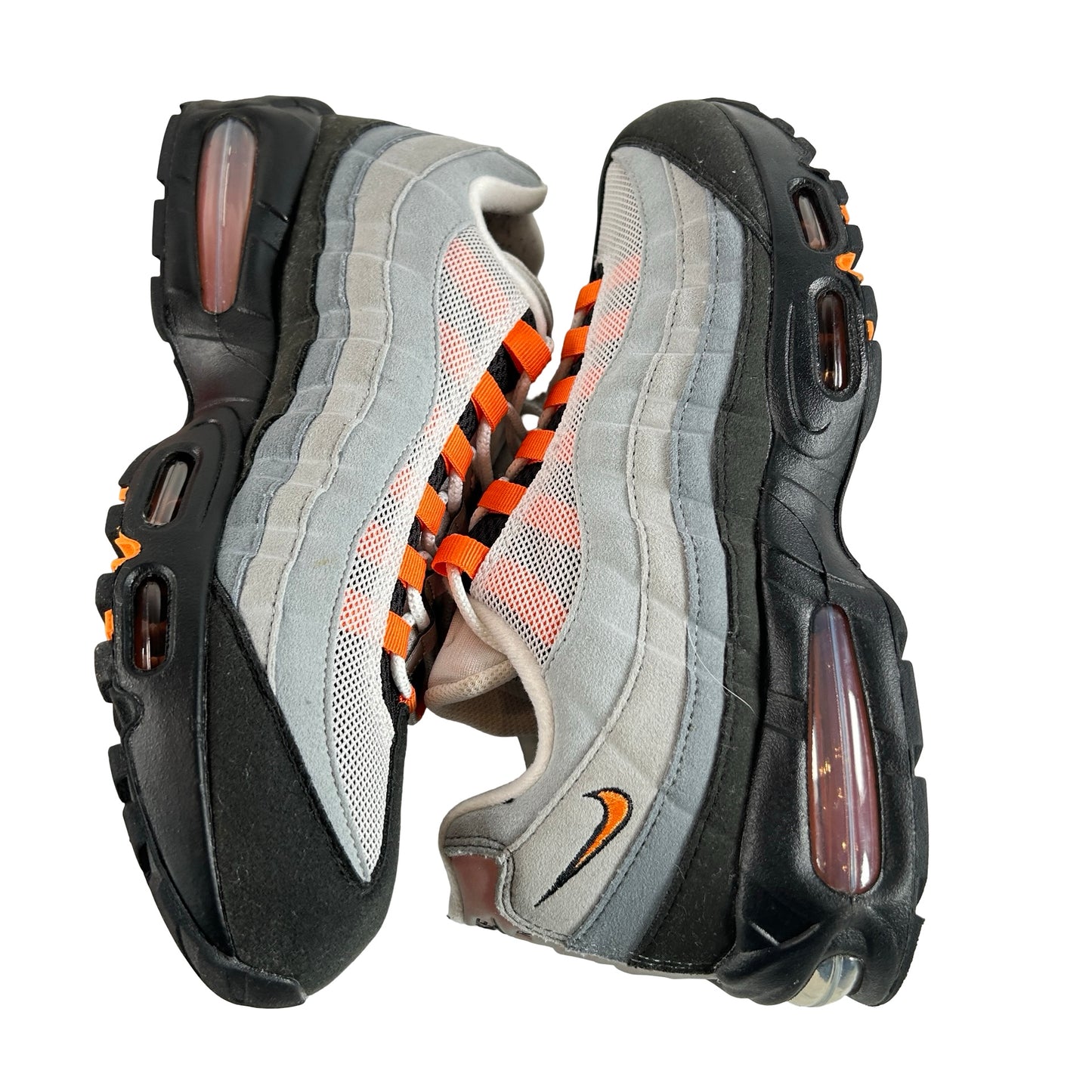 HM4740 101 Nike Air Max 95 OG Big Bubble Bright Mandarin 2.0 (2025) [USED] - 11 M (Used)