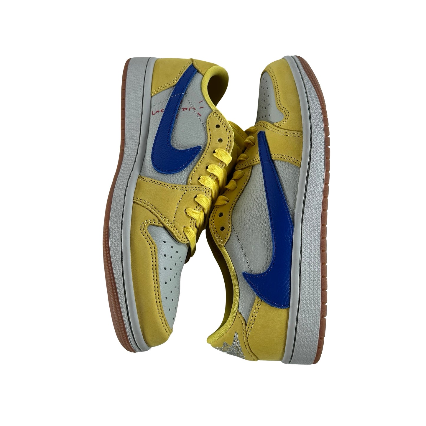 DZ4137 700 Jordan 1 Retro Low OG SP Travis Scott Canary (Women's) [USED] - 8.5 W (Used7)