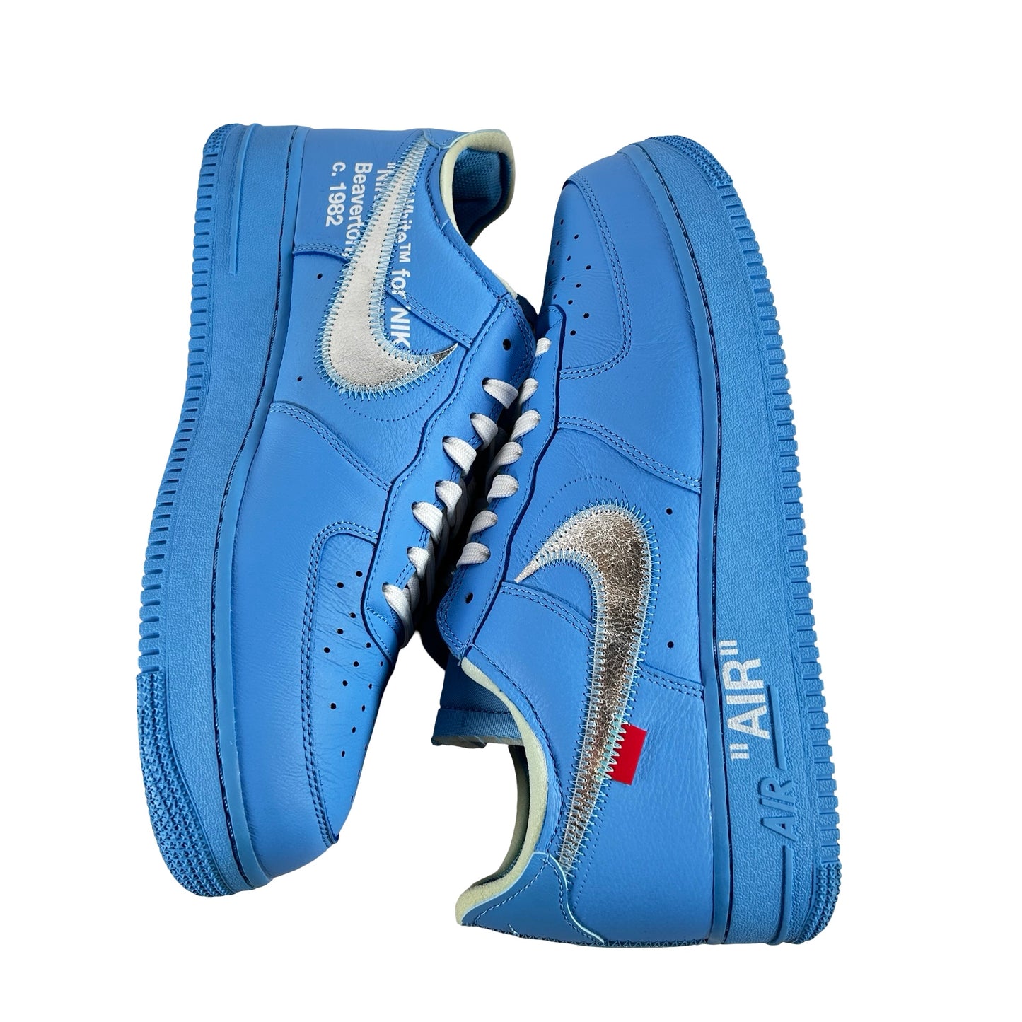 CI1173 400 Off White Nike Air Force 1 Low '07 MCA University Blue [USED] - 11.5 M (Used)