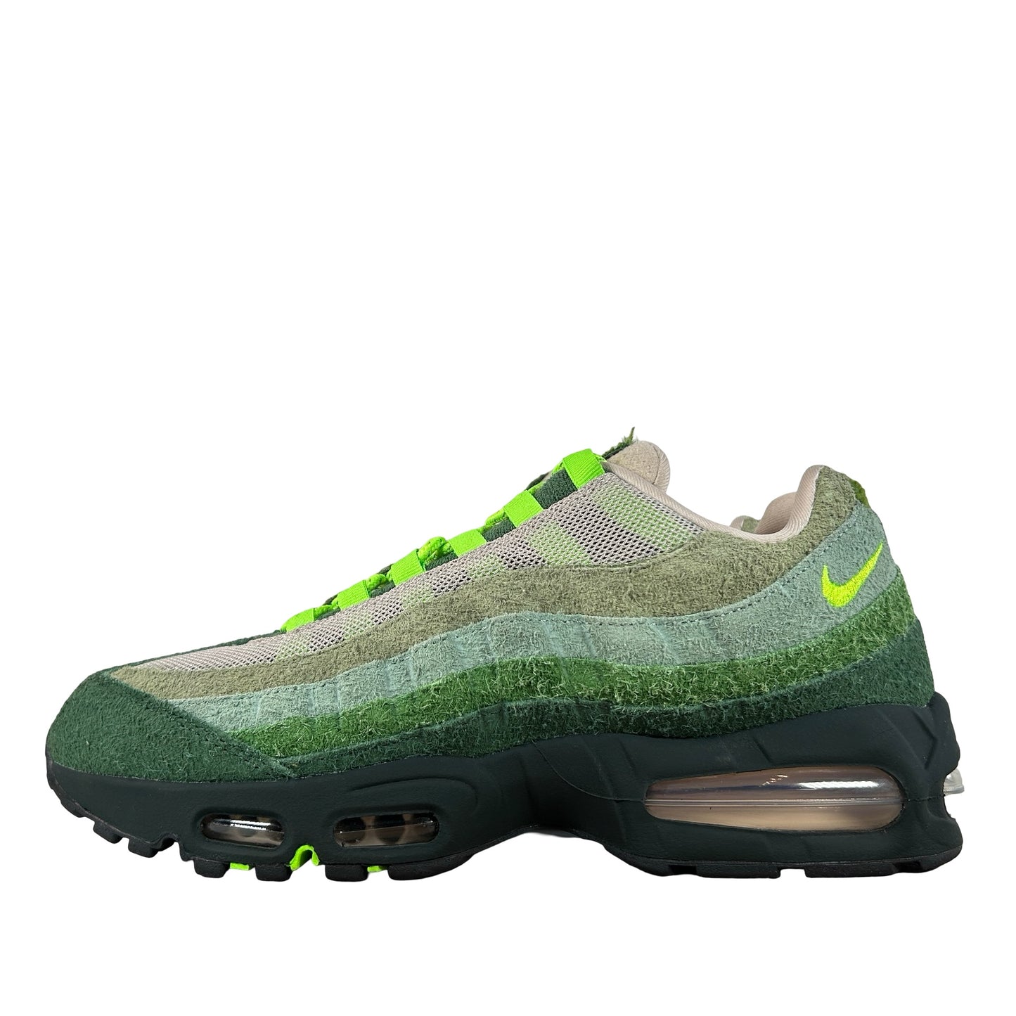 IQ3986 300 Nike Air Max 95 Big Bubble Ducks of a Feather Oregon Ducks The Woods [USED] - 10.5 M (Used)