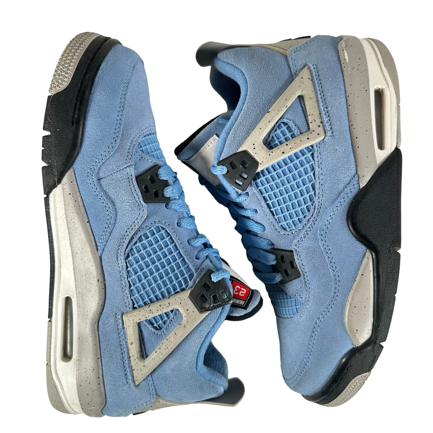 408452 400 Jordan 4 Retro University Blue (GS) [USED] - 6 Y (Used) (No Box)