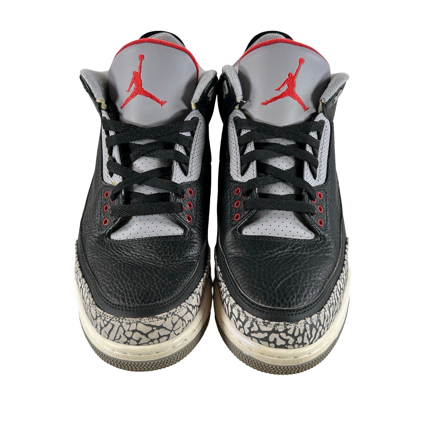 854262 001 Jordan 3 Black Cement 2018 [USED] - 11.5 M (Used) (No Box)