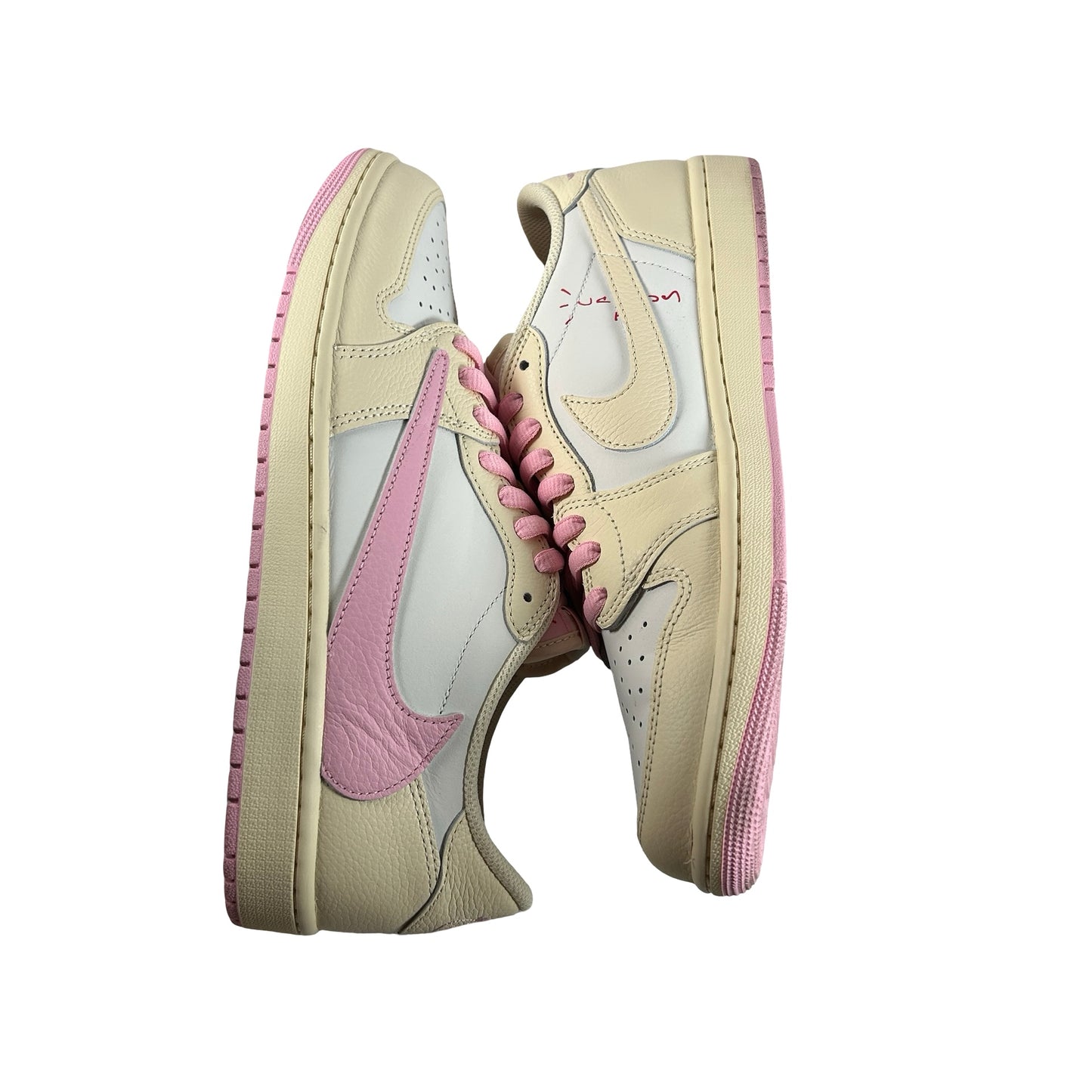 IQ7604 100 Jordan 1 Retro Low OG SP Travis Scott Shy Pink [USED] - 10.5 M (Used)