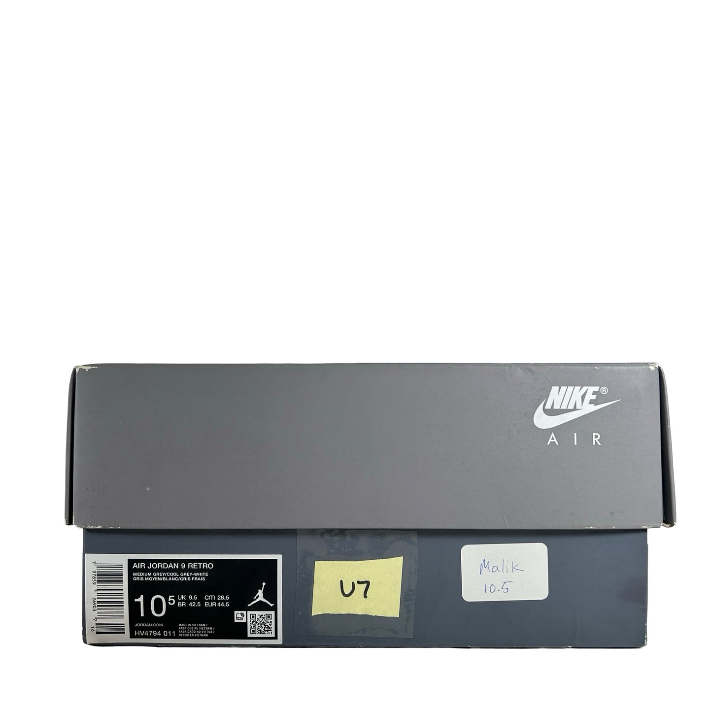 HV4794 011 Jordan 9 Retro Cool Grey (2025) [USED] - 10.5 M (Used7)