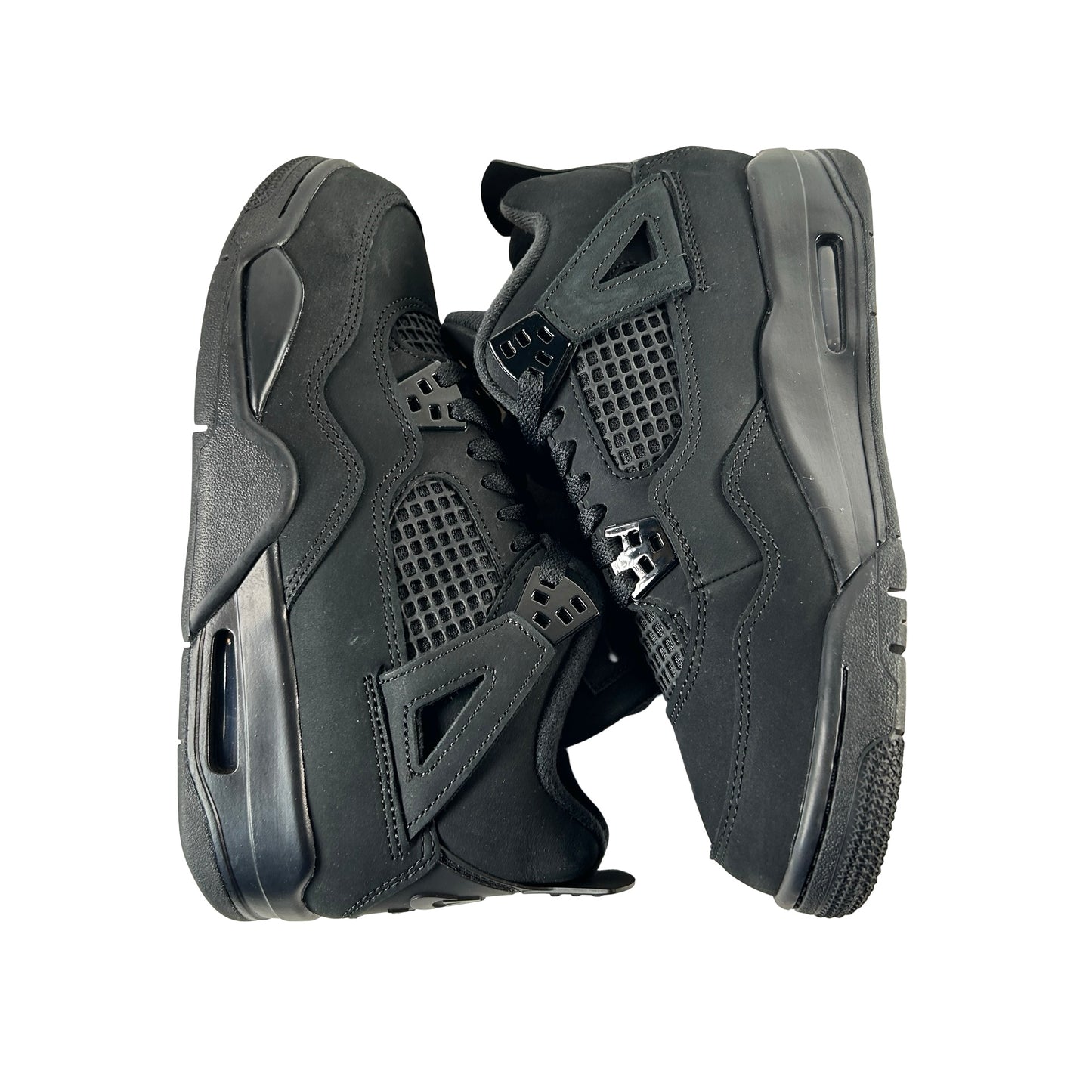 IB4171 010 Jordan 4 Retro Black Cat (2025) (GS) [USED] - 6 Y (Used)